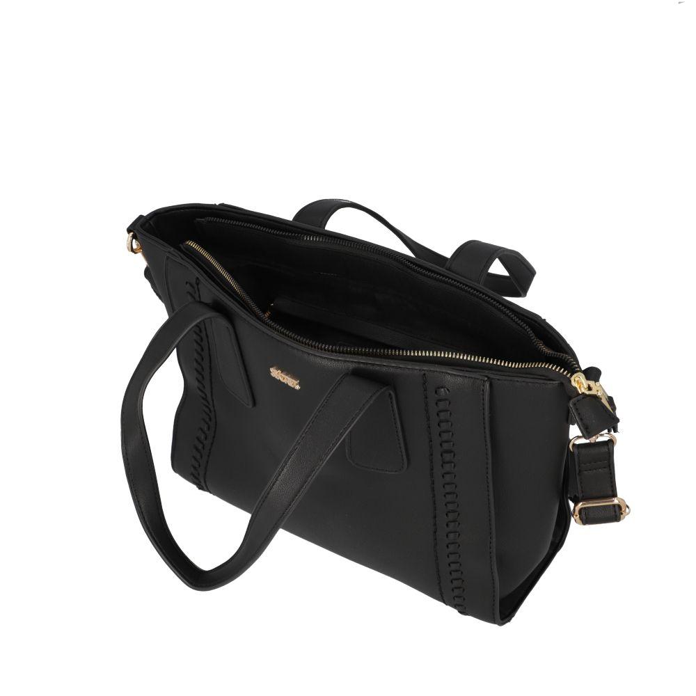 Cartera Mujer Niza Casual Negro Secret L-4