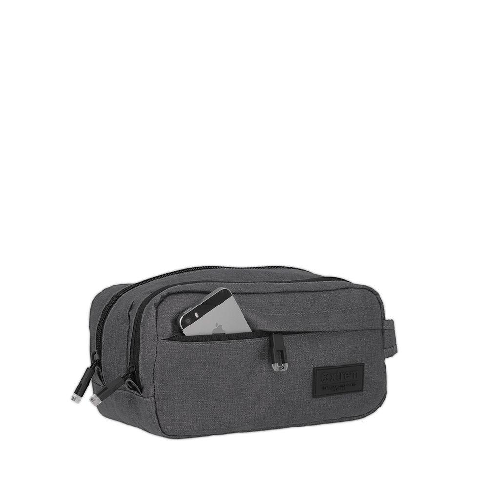 Neceser para Hombre Voyager Gris Pequeño-15
