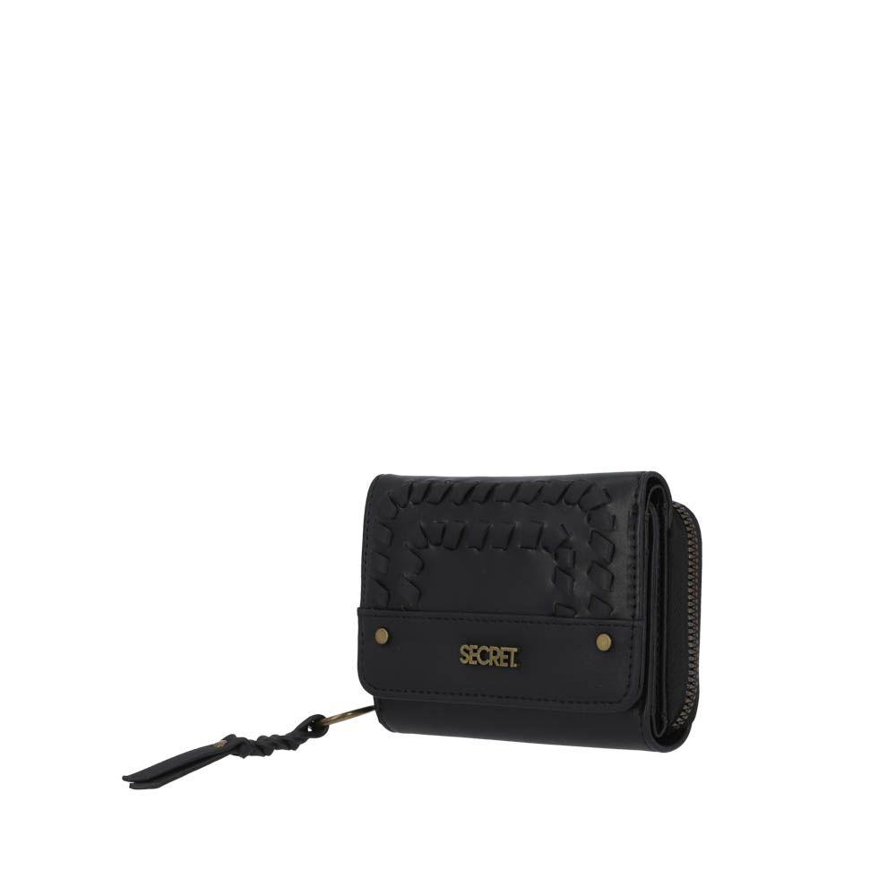 Billetera Mujer Dallas Negra Secret-1