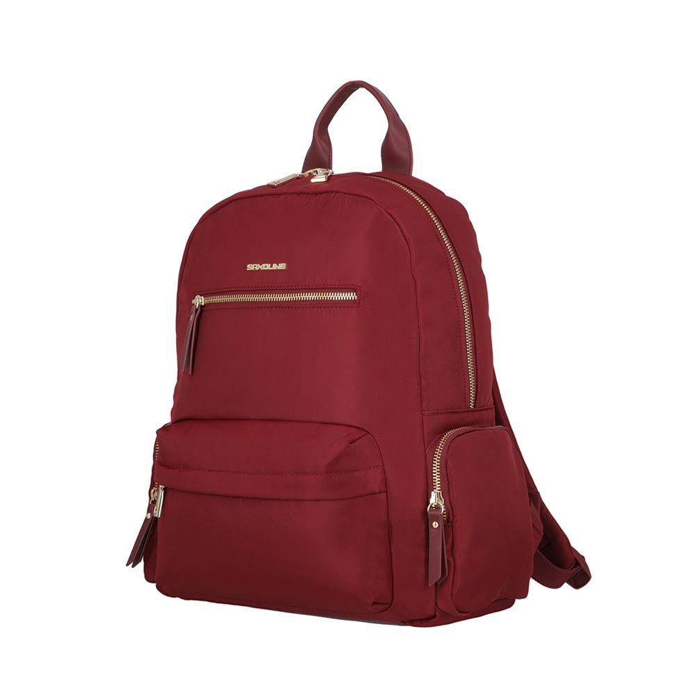 Mochila Notebook Saxoline Madison Rojo 14"-1
