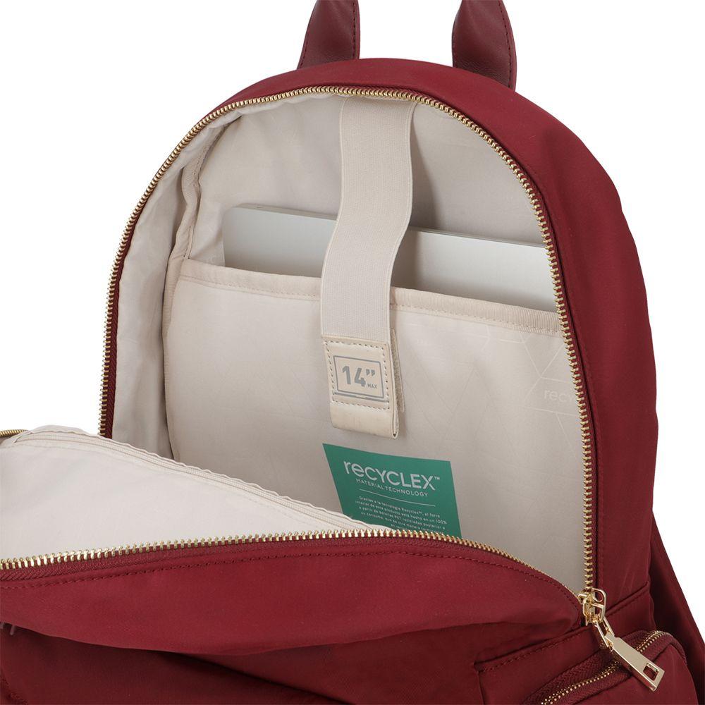 Mochila Notebook Saxoline Madison Rojo 14"-6