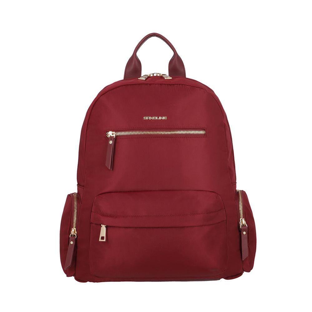 Mochila Notebook Saxoline Madison Rojo 14"-0