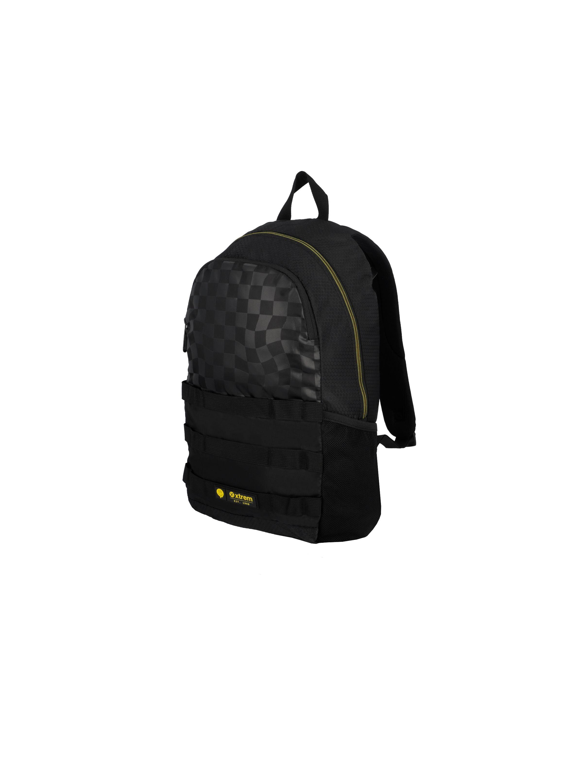 Mochila Notebook Xtrem Clinton 4XT Negro/Amarillo 15"-1