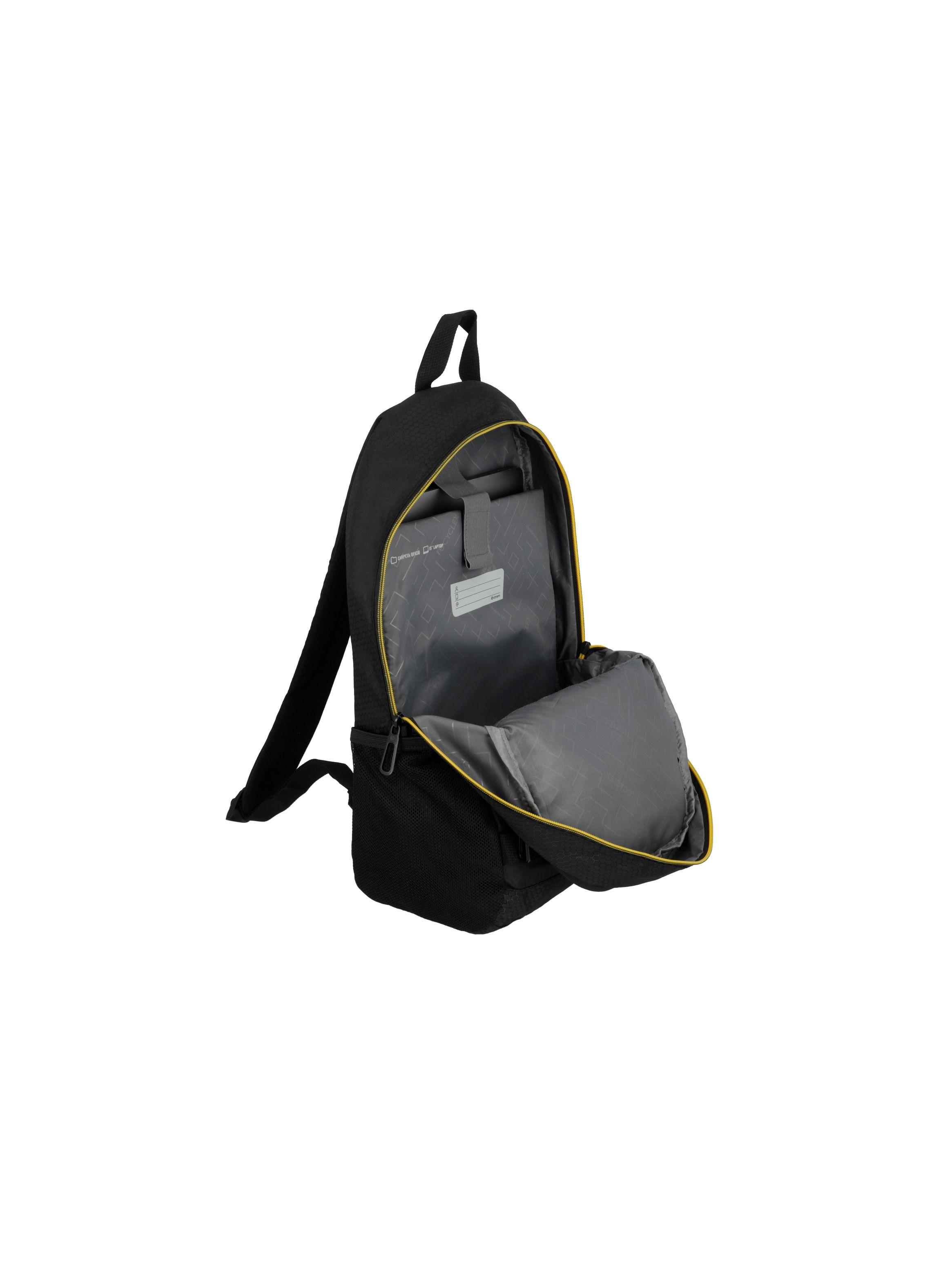 Mochila Notebook Xtrem Clinton 4XT Negro/Amarillo 15"-3