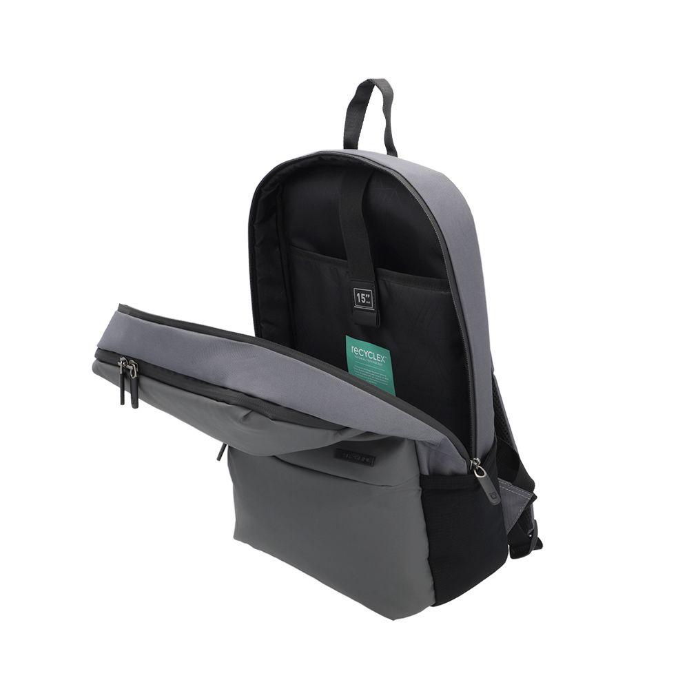 Mochila Notebook Saxoline Downtown Gris 15"-2