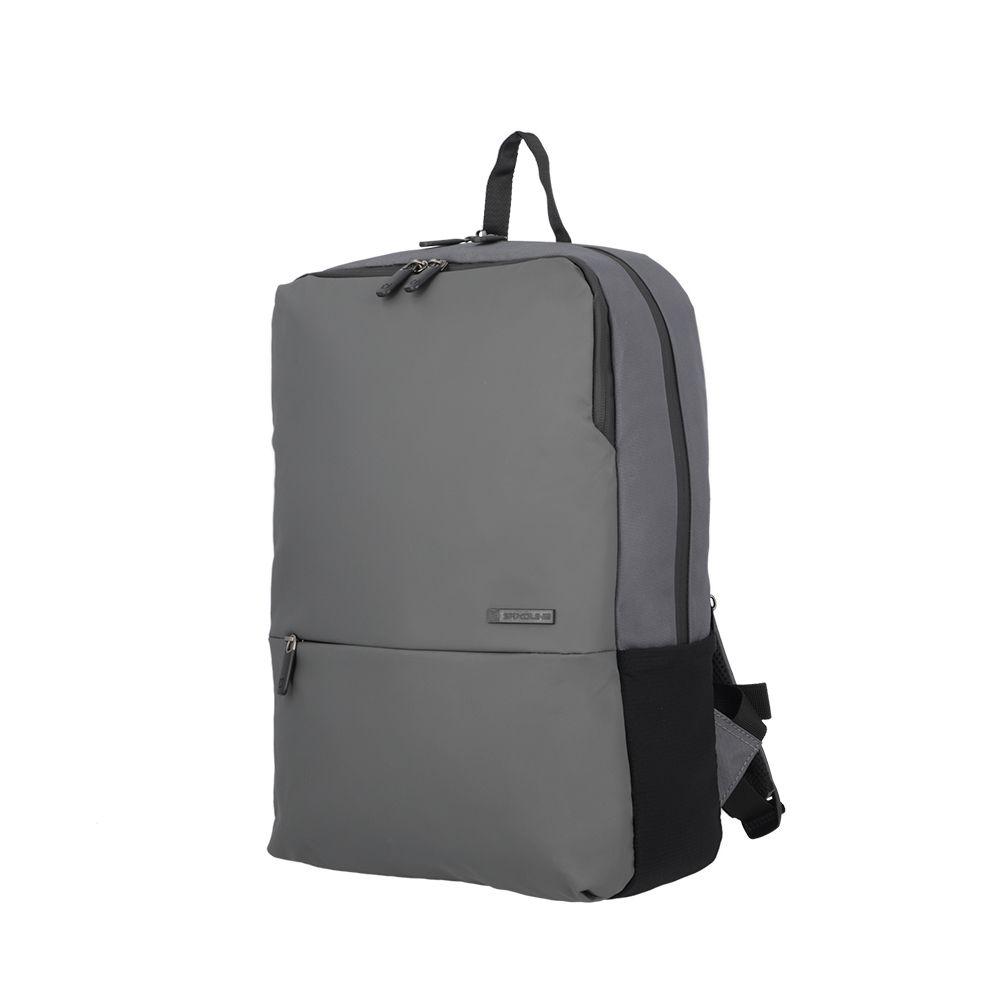 Mochila Notebook Saxoline Downtown Gris 15"-1