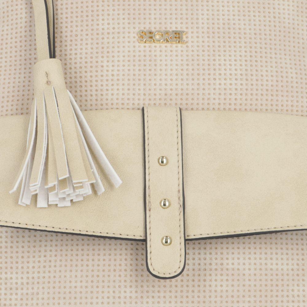 Mochila Parma Casual Marfil Secret M-15