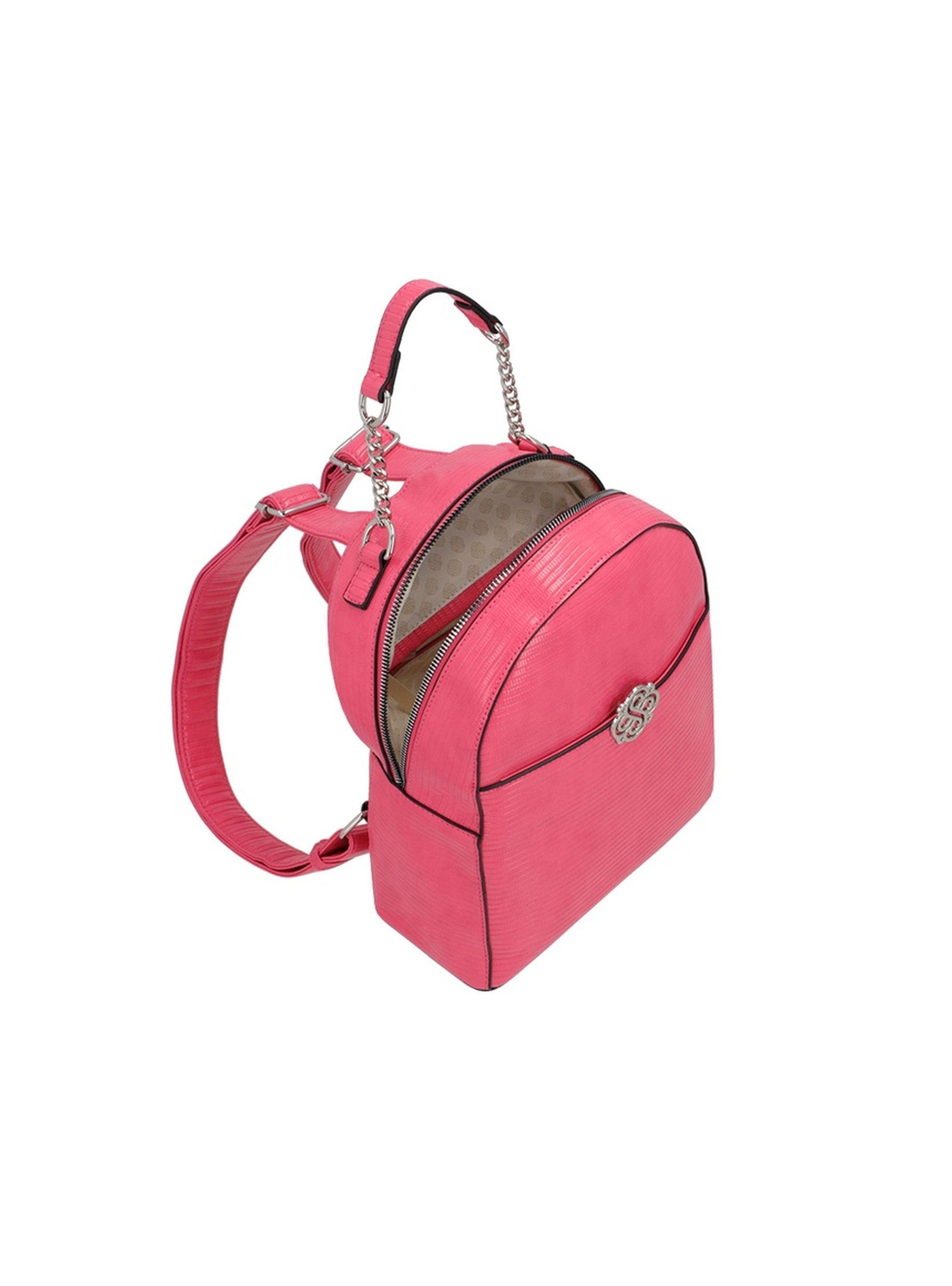 Mochila Secret Viena SS25 M Fucsia-3