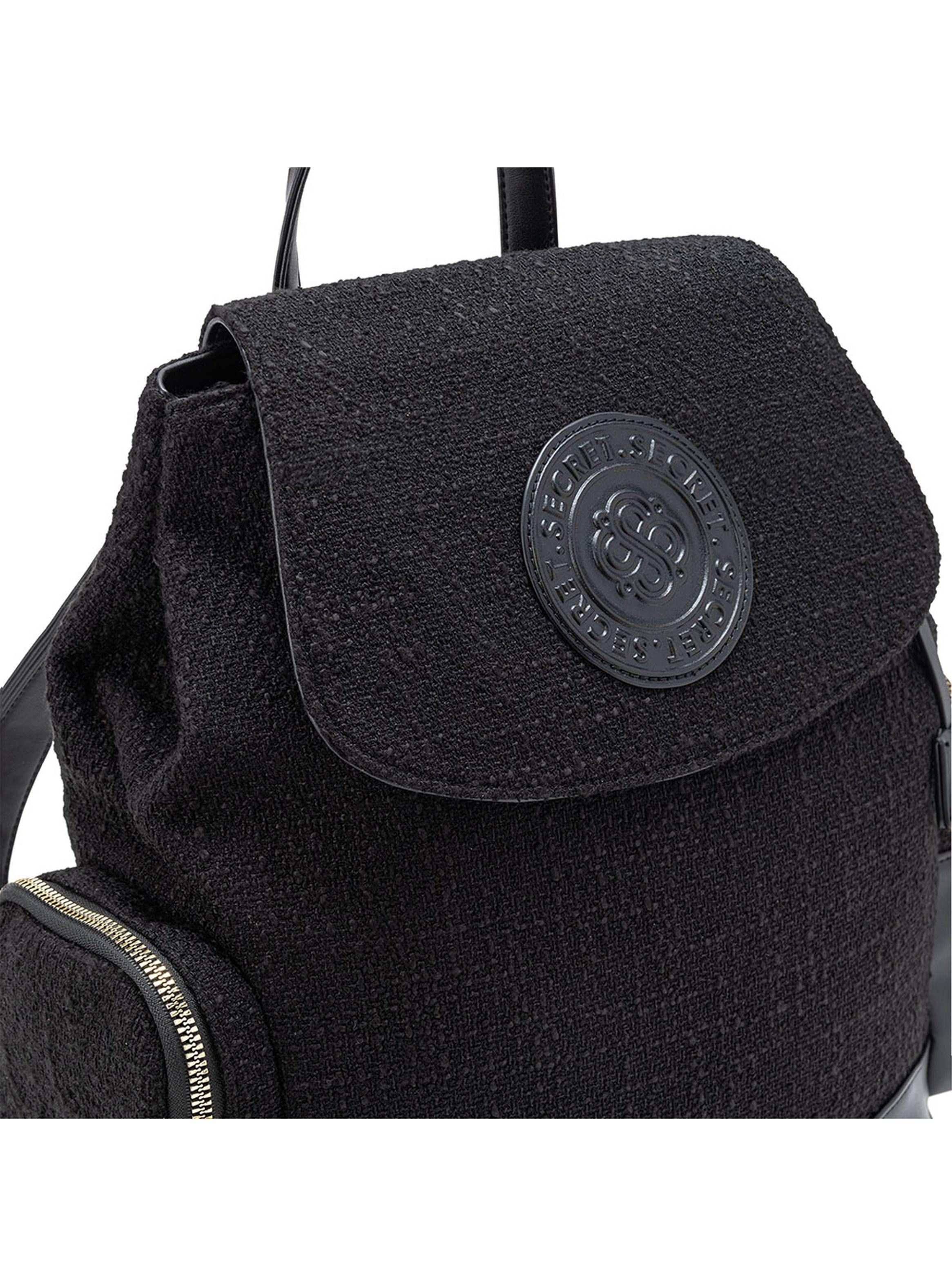 Mochila Secret Lyon FW24 Negro L-6