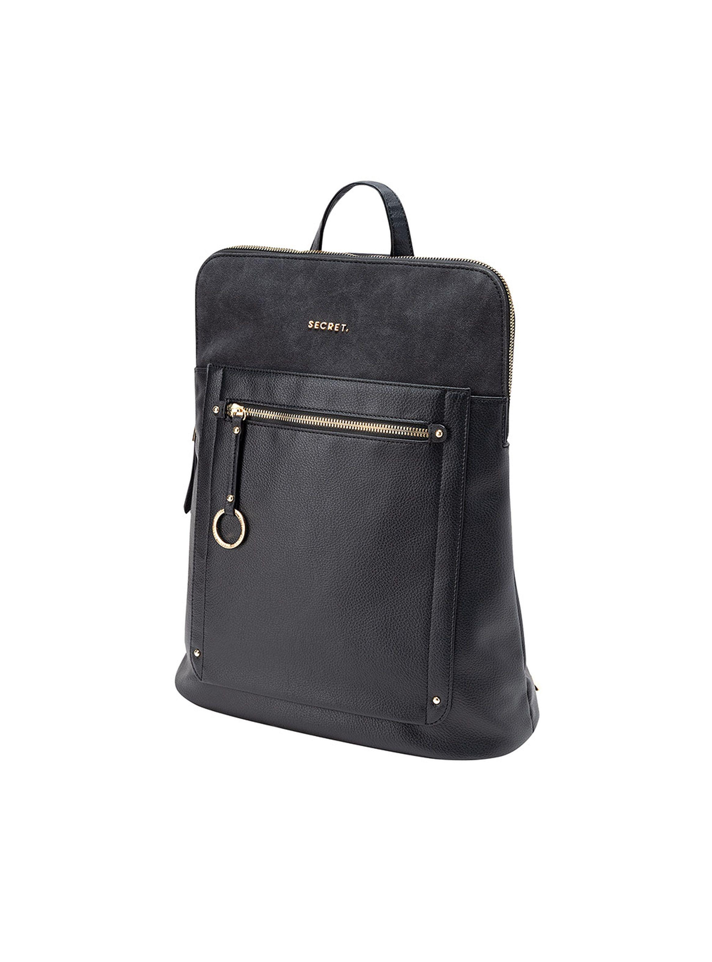 Mochila Notebook Secret Lourdes FW24 Negro 14"-1