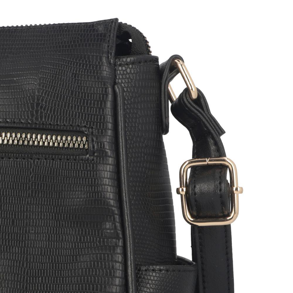 Cartera Bolonia Casual Negro Secret M-6