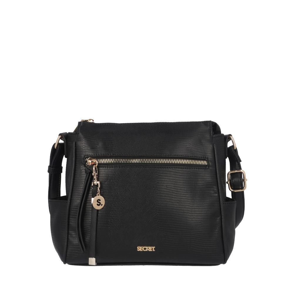 Cartera Bolonia Casual Negro Secret M-0
