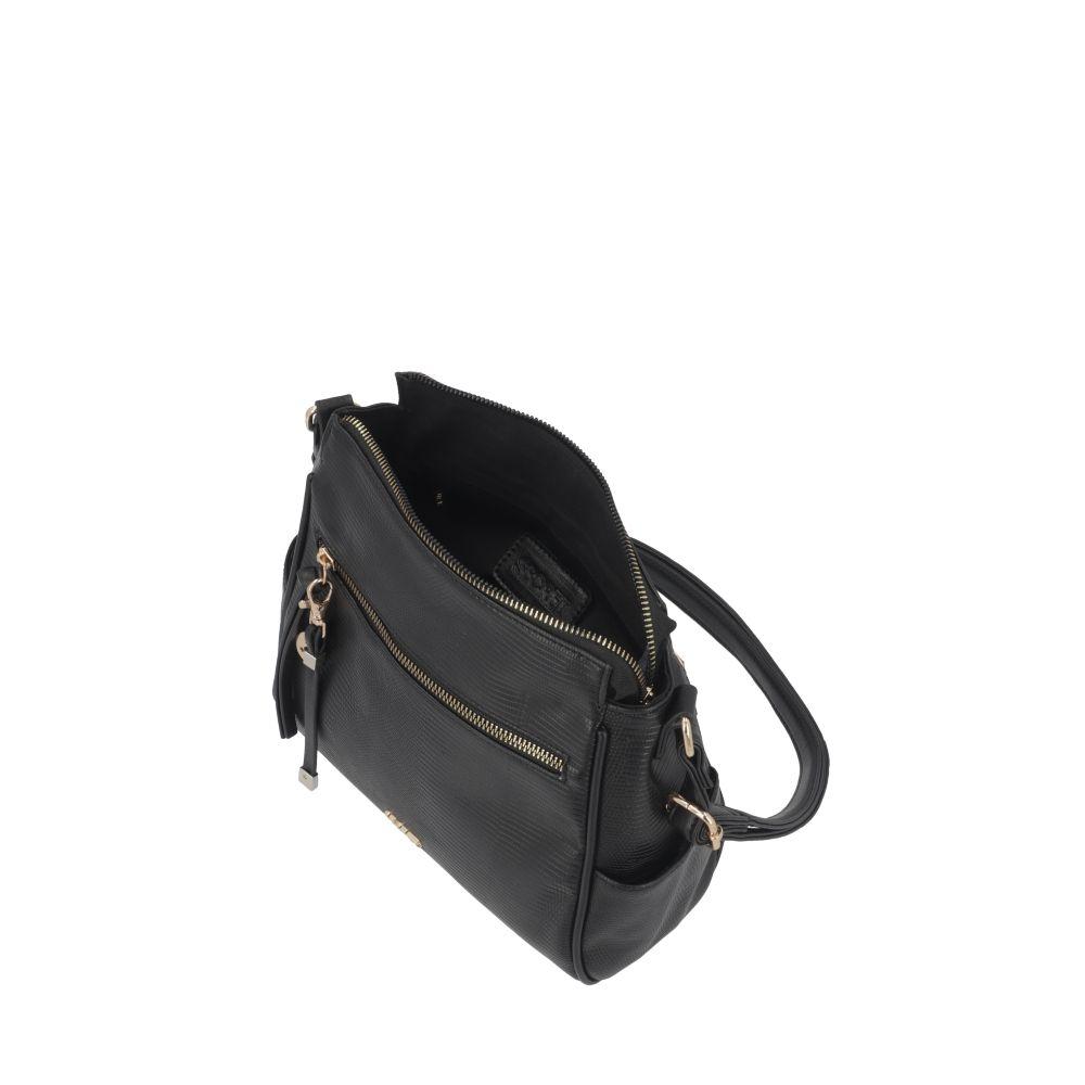 Cartera Bolonia Casual Negro Secret M-3