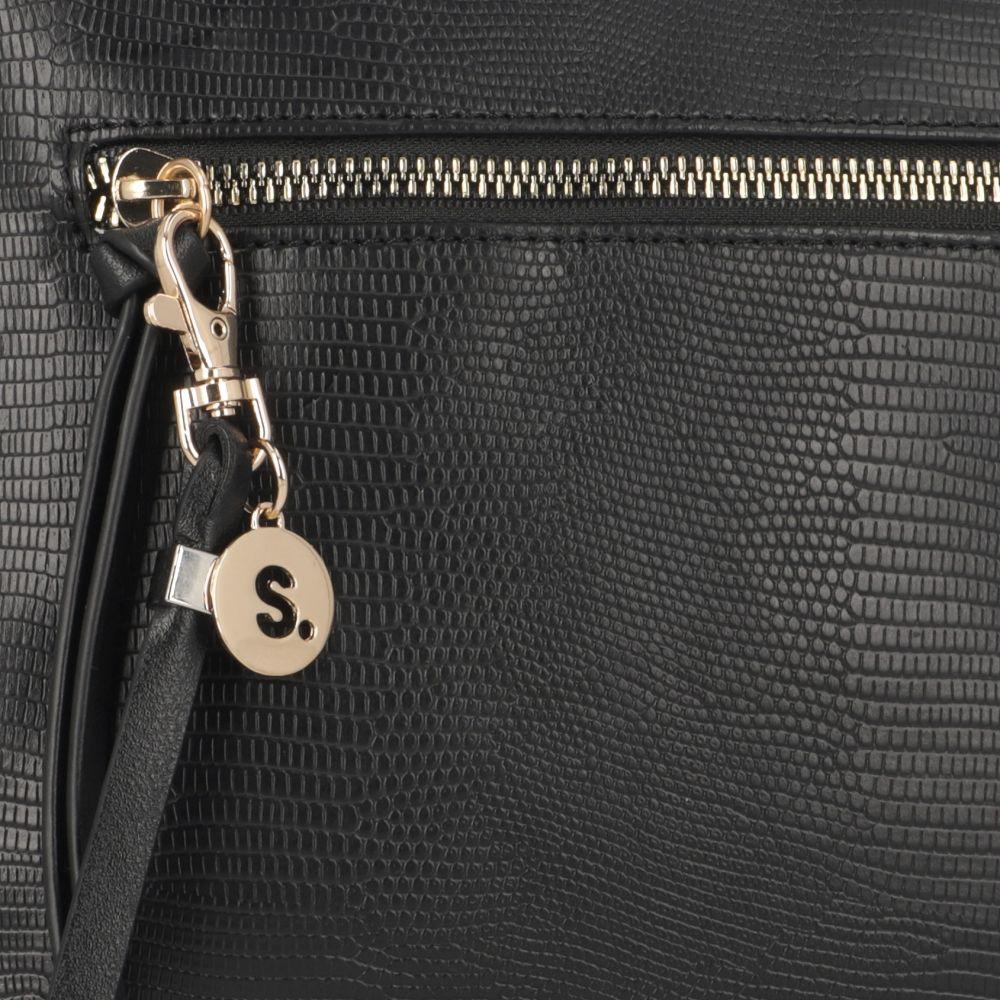 Cartera Bolonia Casual Negro Secret M-7