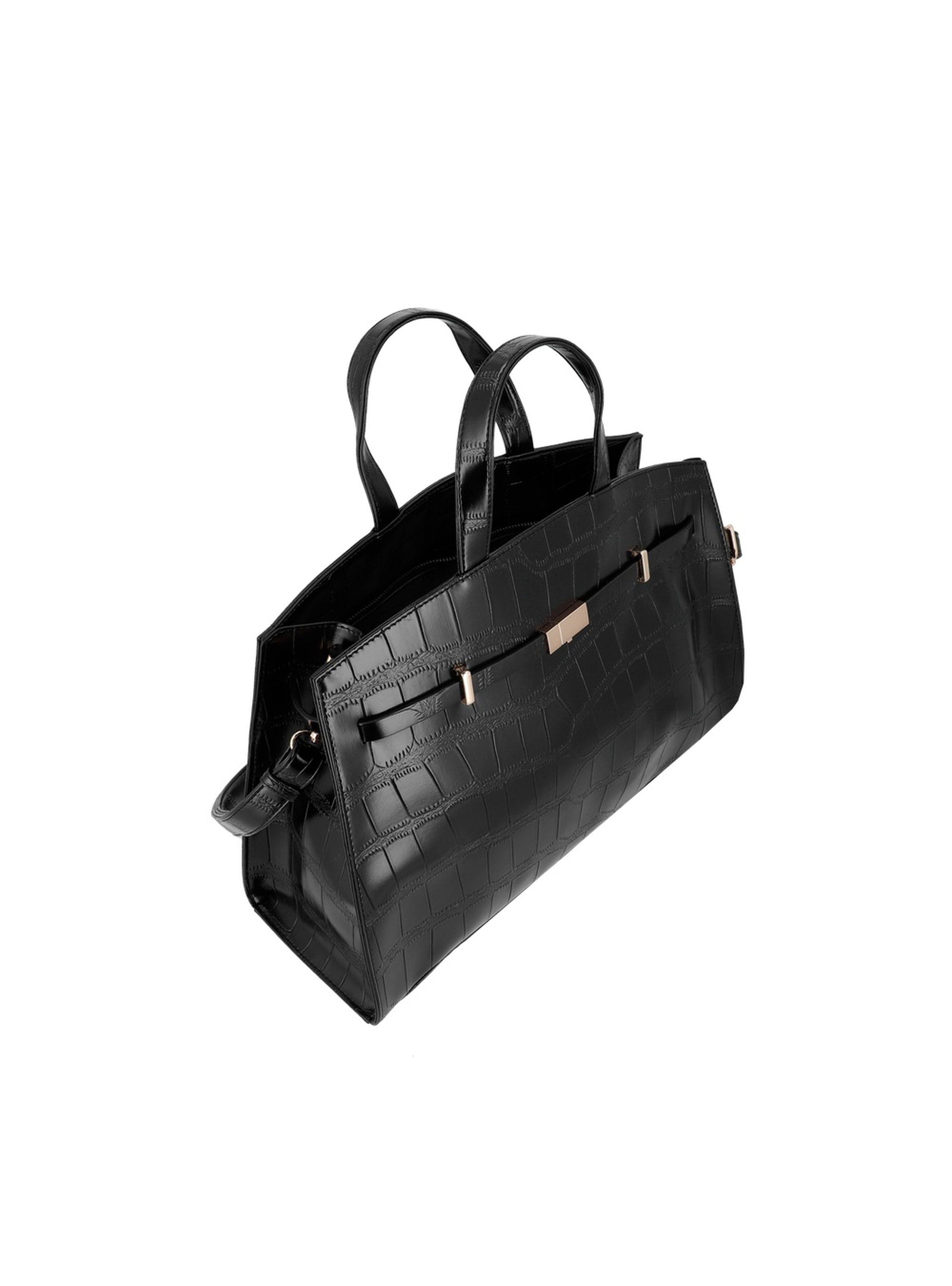 Cartera Tote Secret Monsaraz SC7 Mediana Negro-3