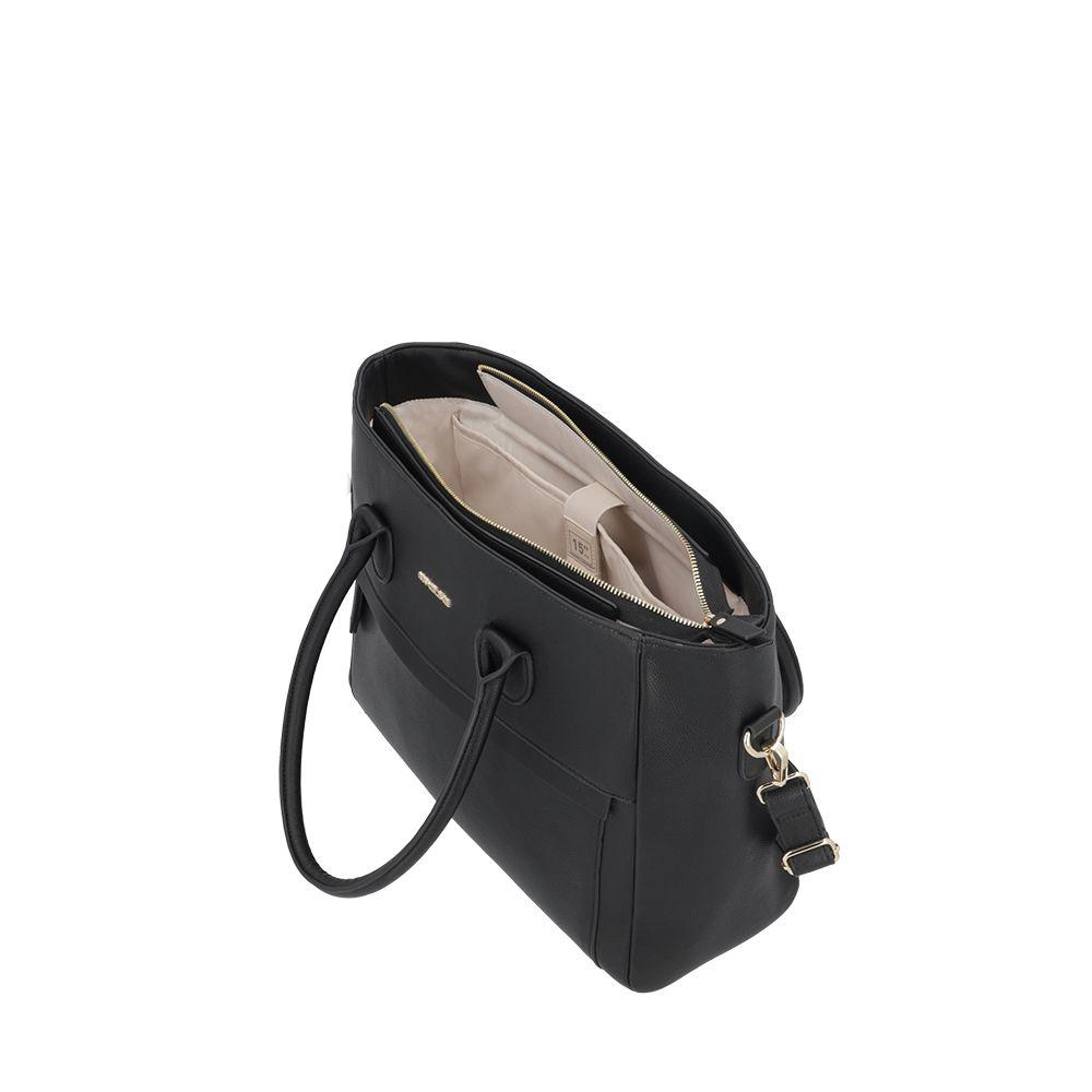 Cartera para notebook Eastside negra 15"-2