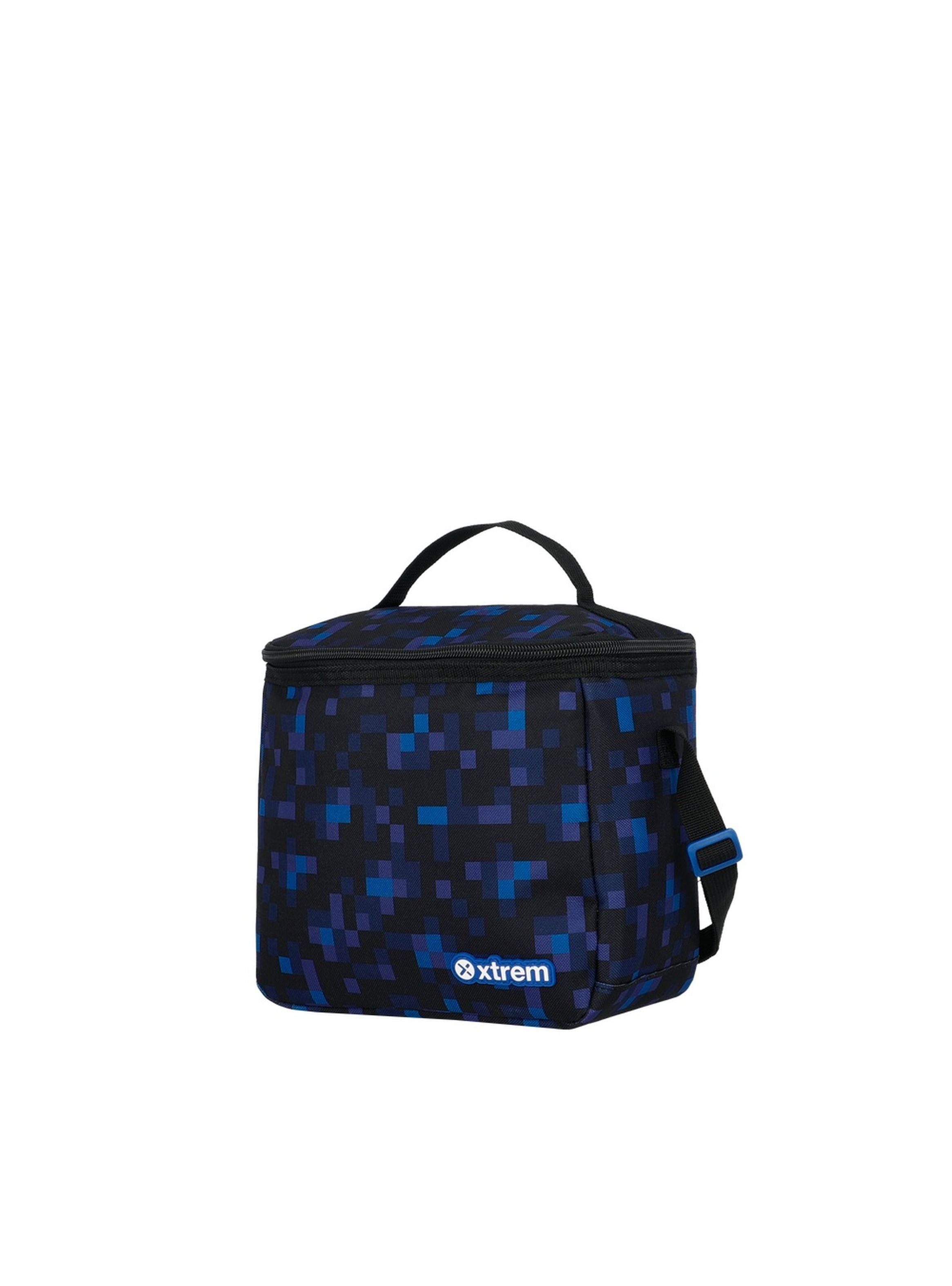 Pack Mochila con ruedas Xtrem Run 6XT Pixels Azul-7