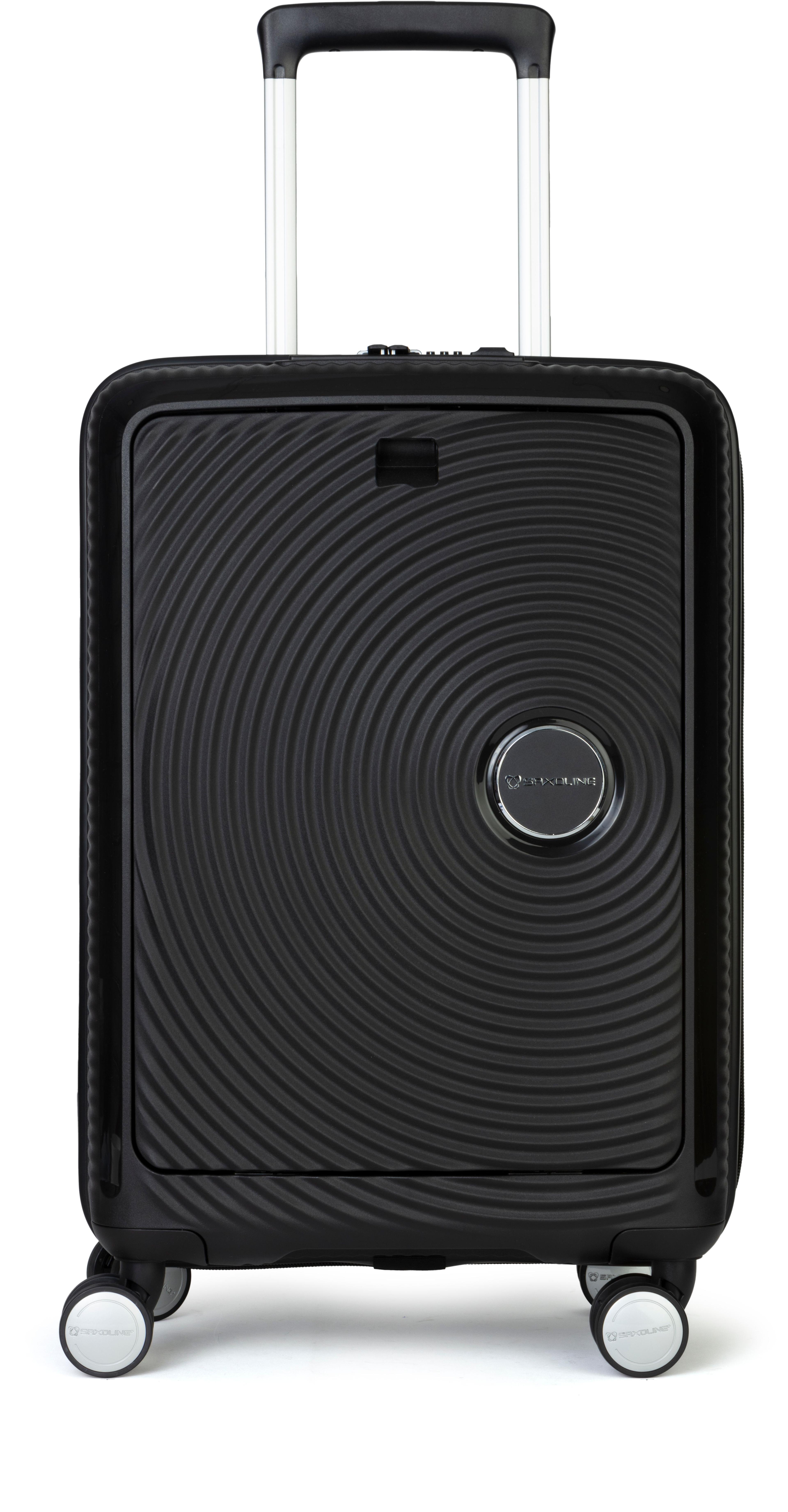 Maleta de Cabina Saxoline Front Pocket Disco Negra-1