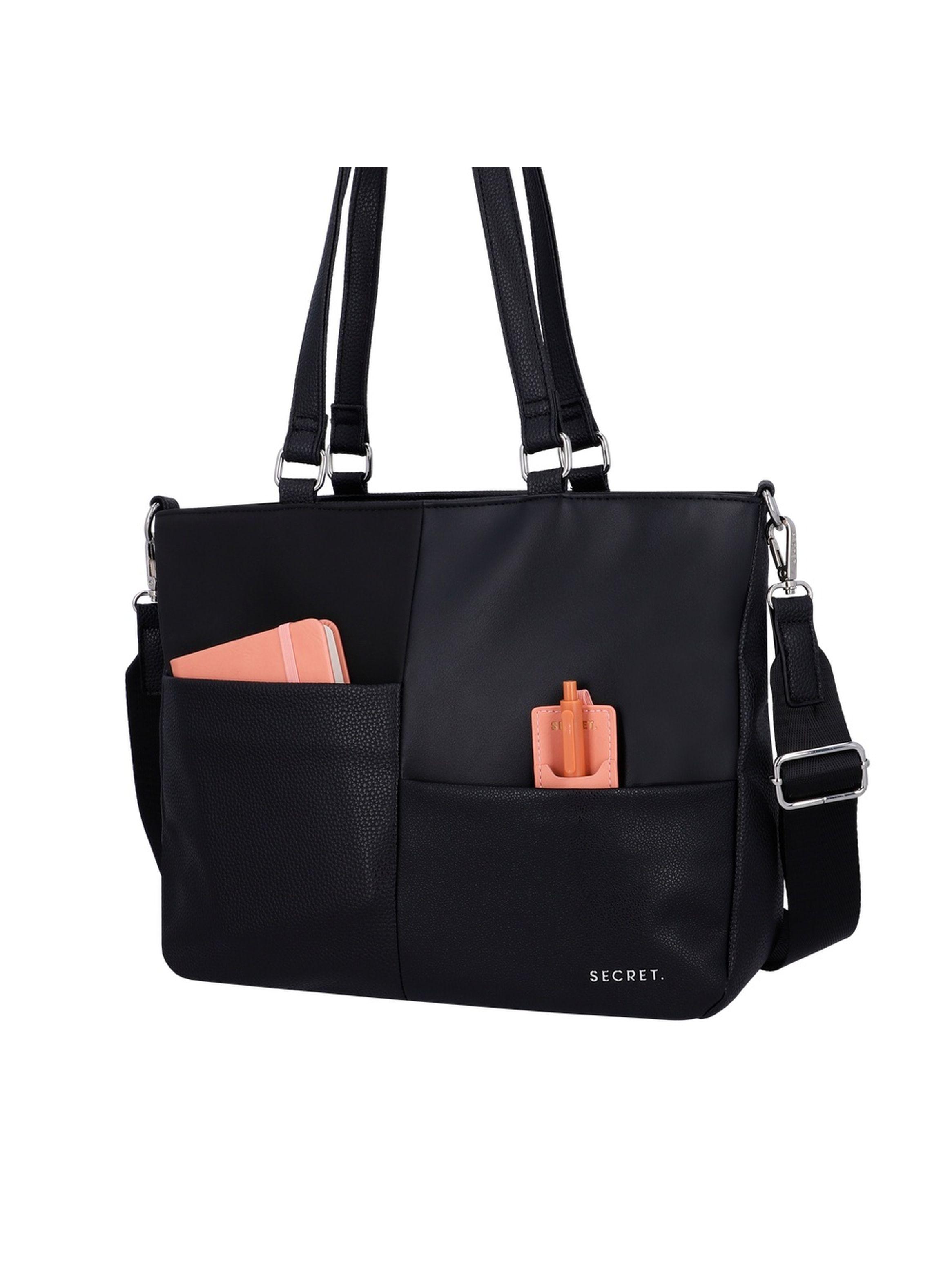 Cartera Tote Secret Malaga ST6 M Negro-6