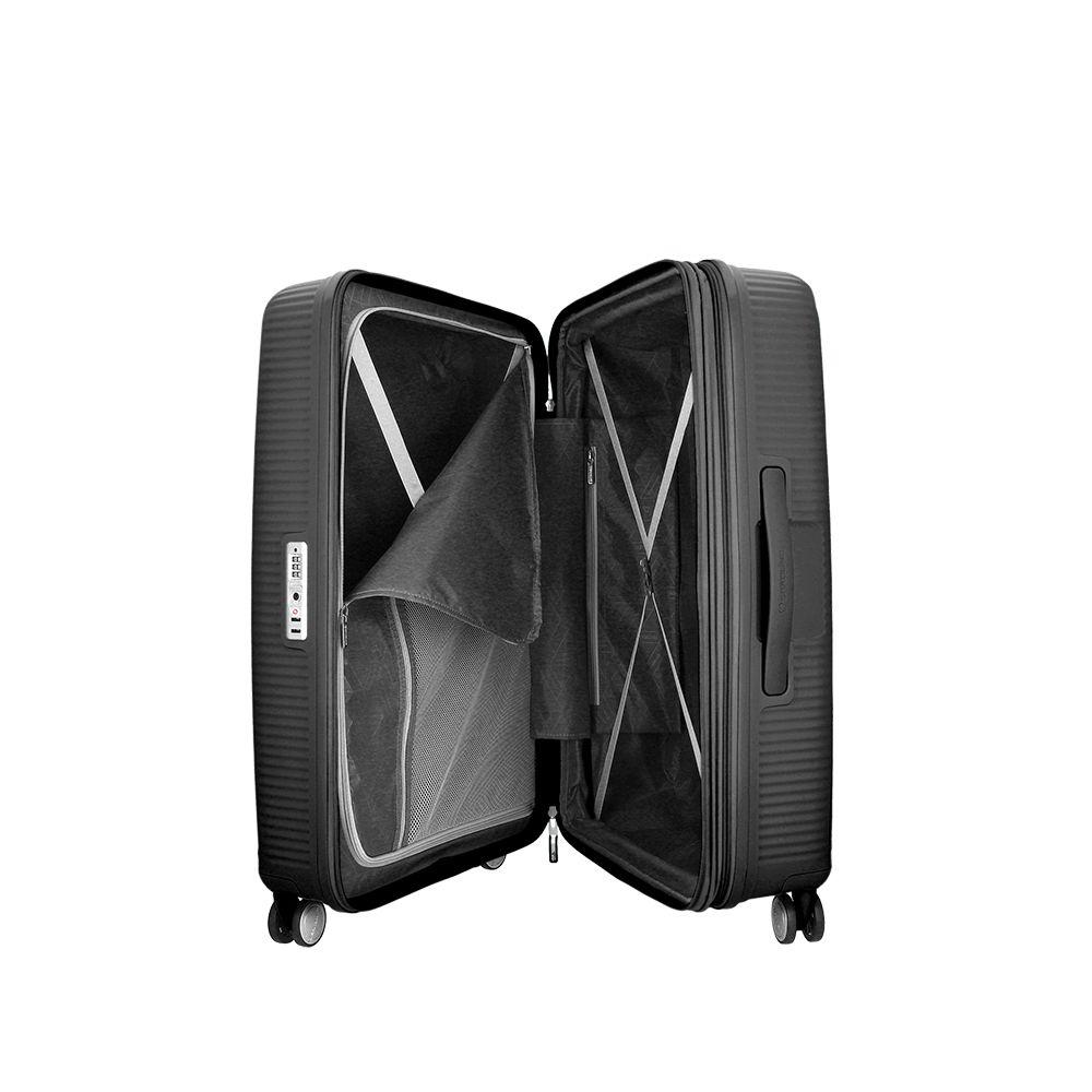 Maleta Mediana Saxoline Disco Negro-2