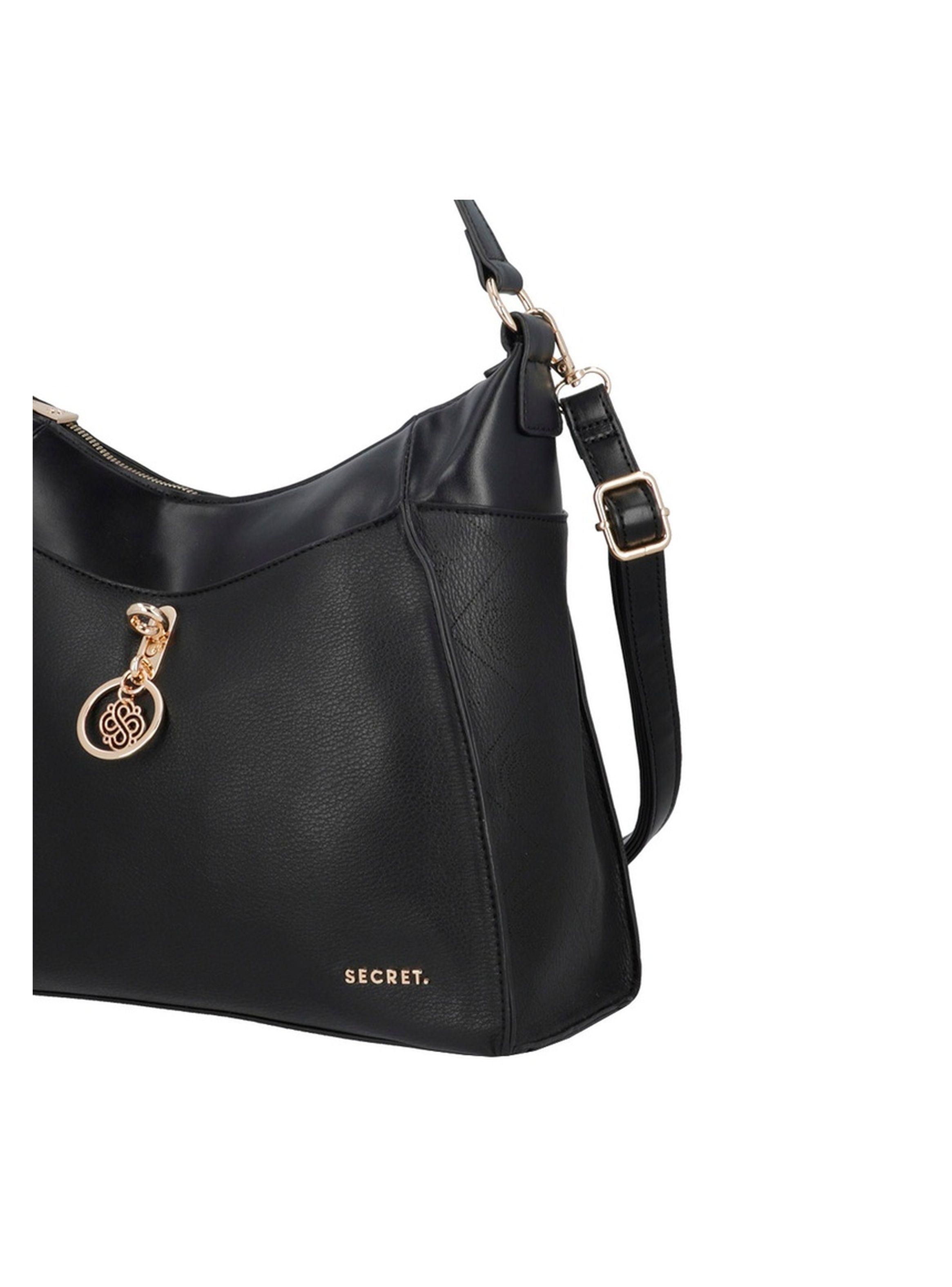 Cartera de Hombro Secret Mantua SS25 L Negro-4