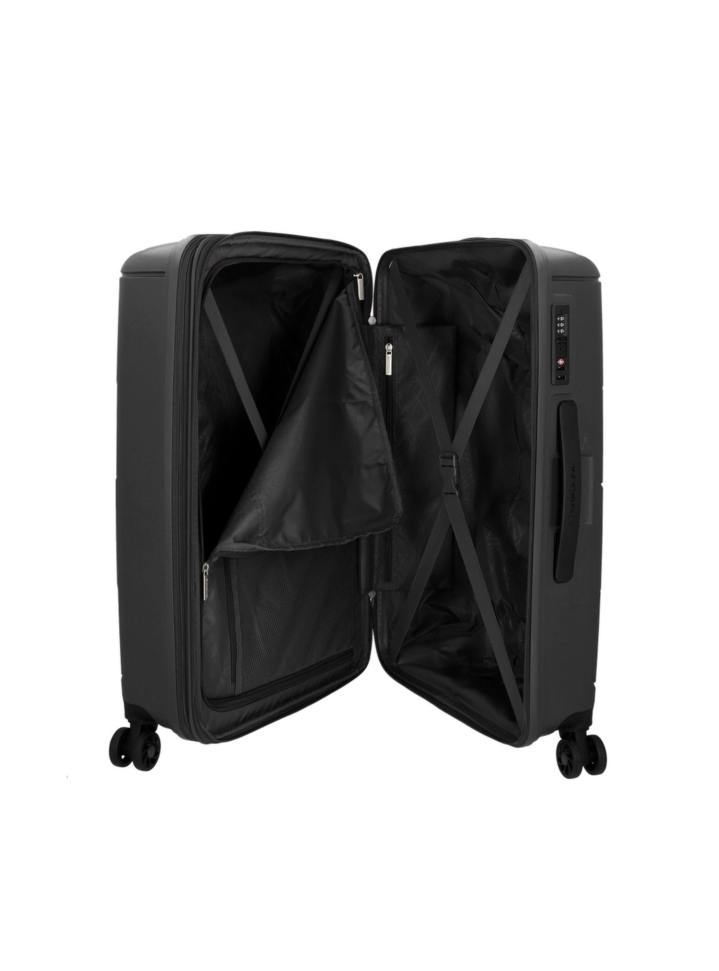 Maleta Grande Saxoline Fortress 2.0 Negro-3