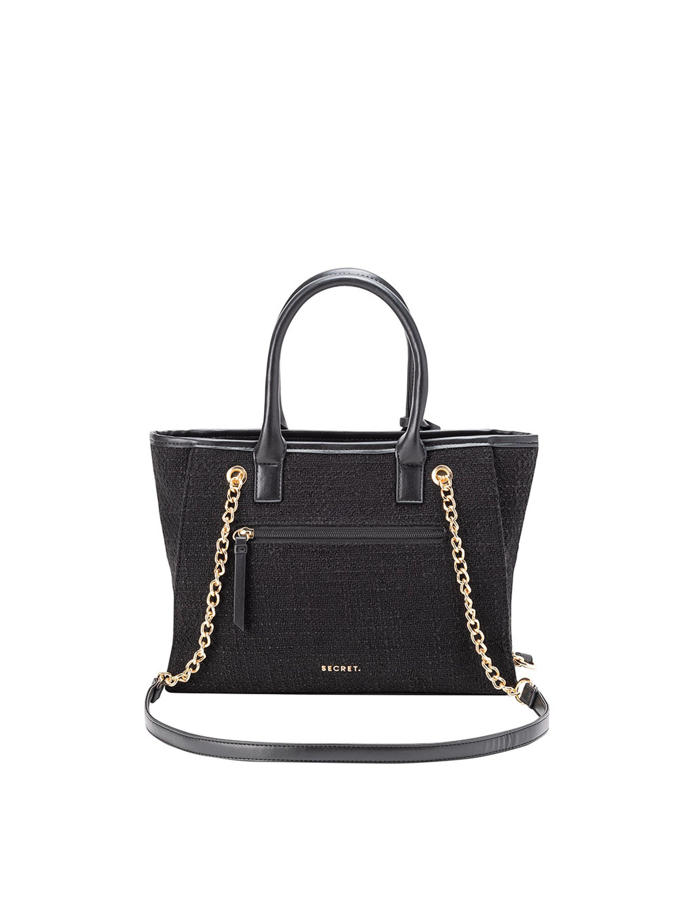 Cartera Tote Secret Lyon FW24 Negro M-2