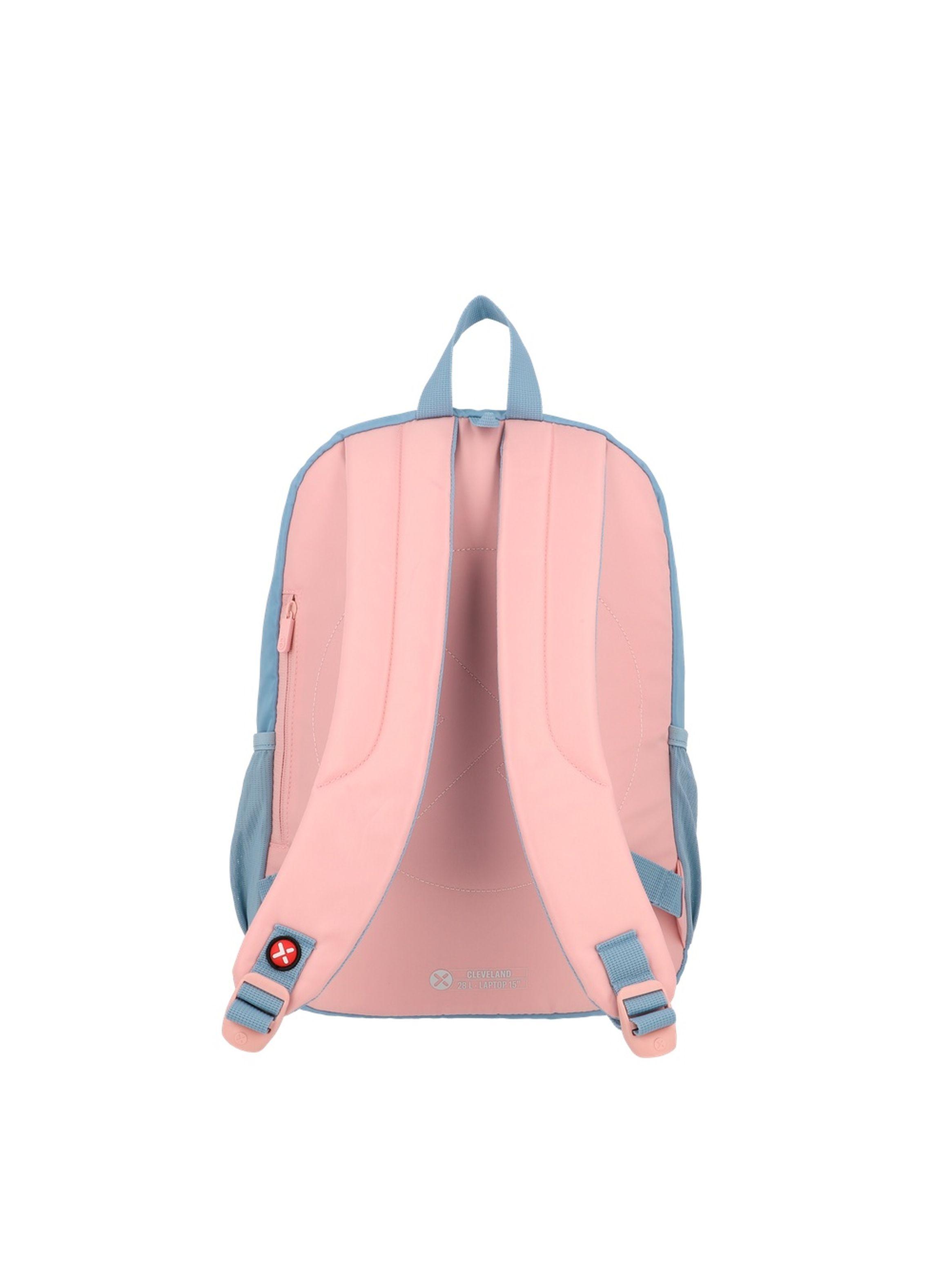 Mochila Notebook Xtrem Cleveland 6XT Beige/Azul 15"-2