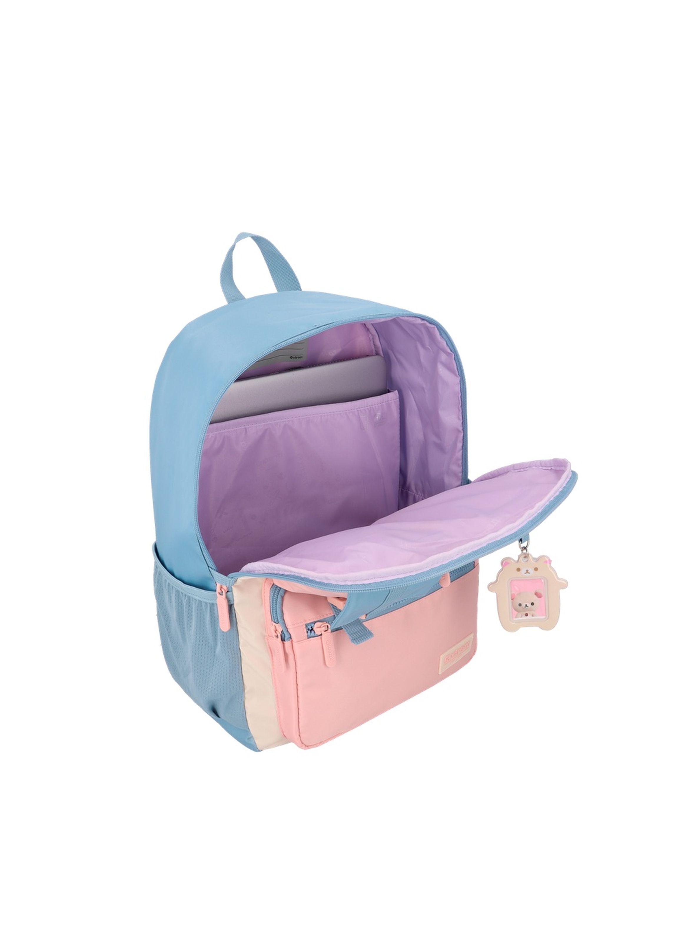 Mochila Notebook Xtrem Cleveland 6XT Beige/Azul 15"-3