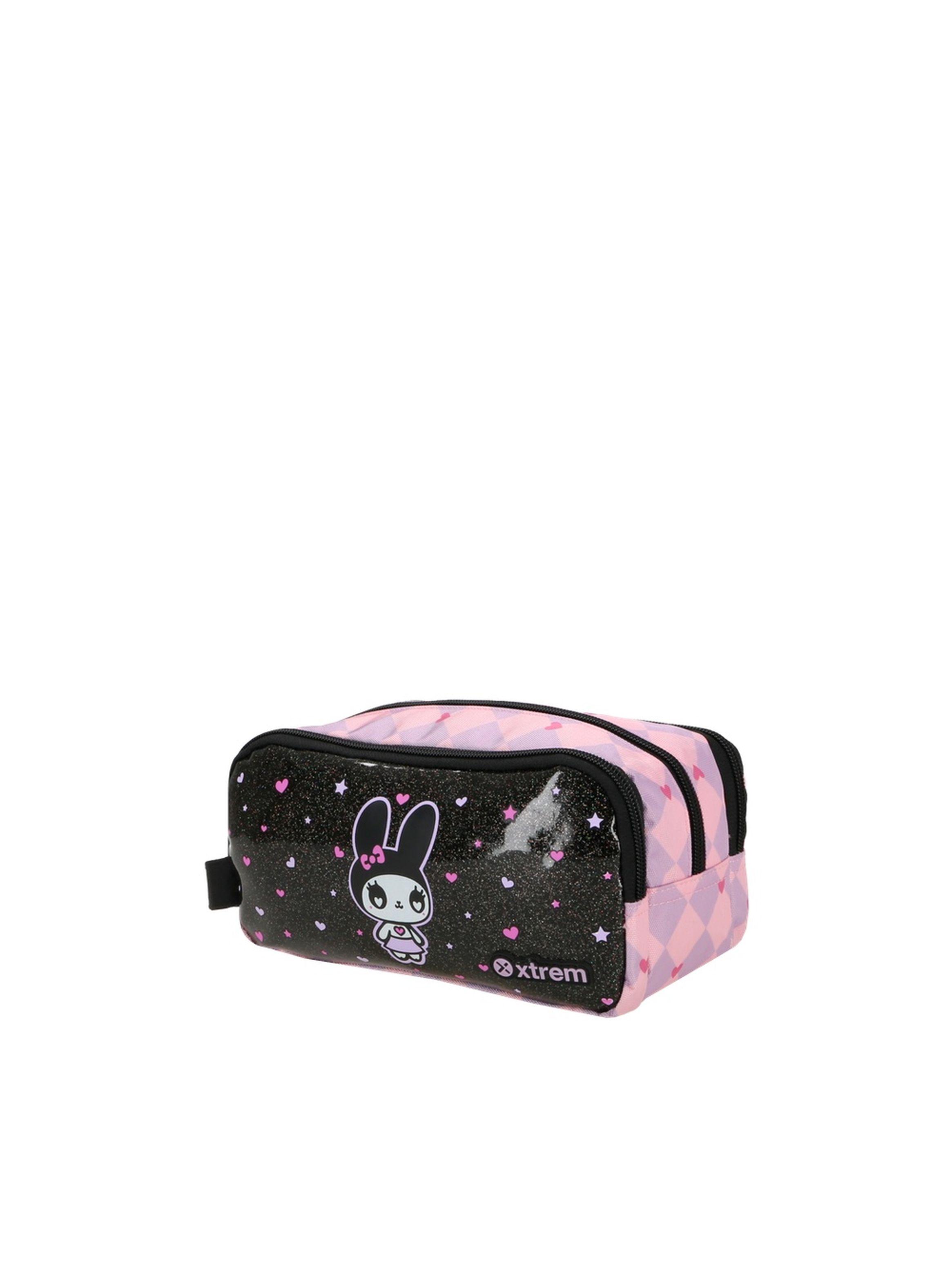 Estuche Xtrem University+ 6XT Gato Negro/Lila-1