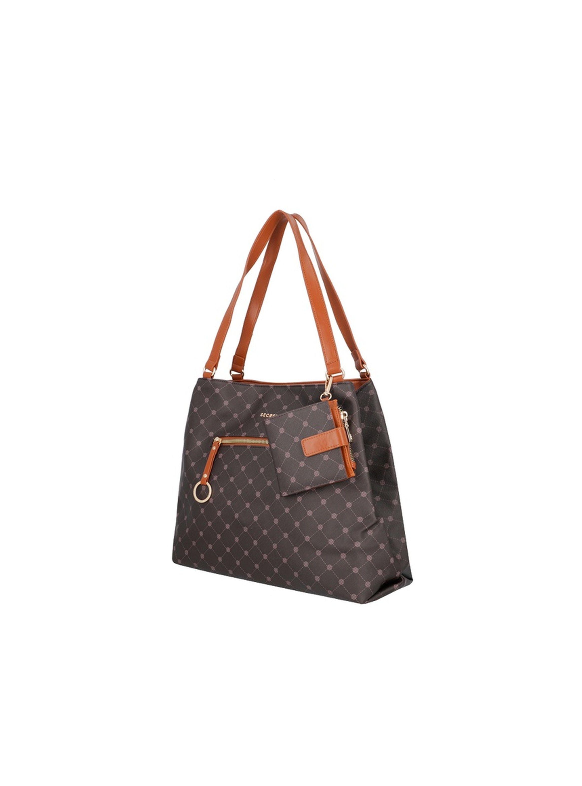 Cartera de Hombro Secret Avignon SS25 L Café-1