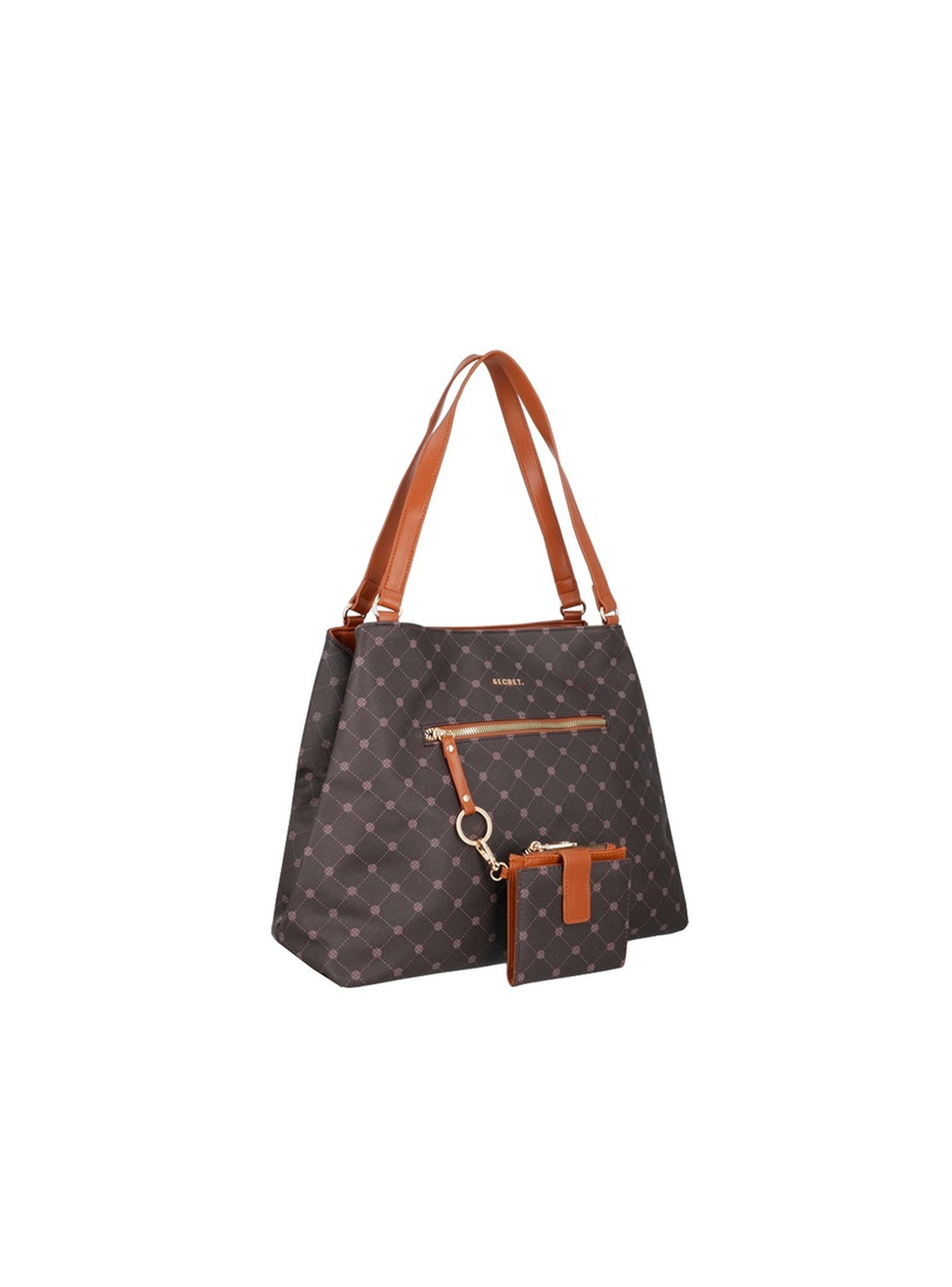 Cartera de Hombro Secret Avignon SS25 L Café-4