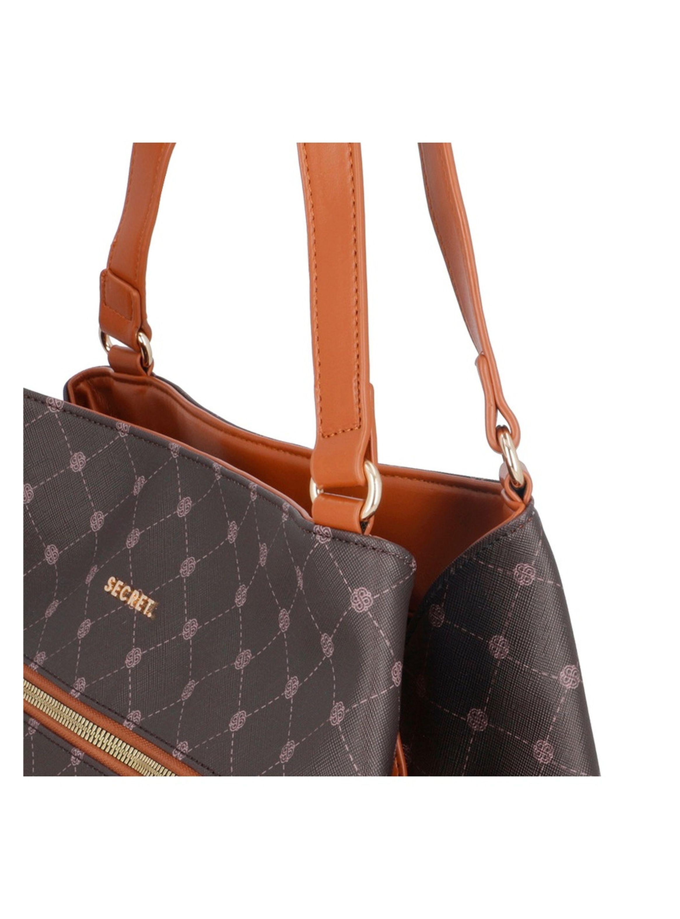 Cartera de Hombro Secret Avignon SS25 L Café-5