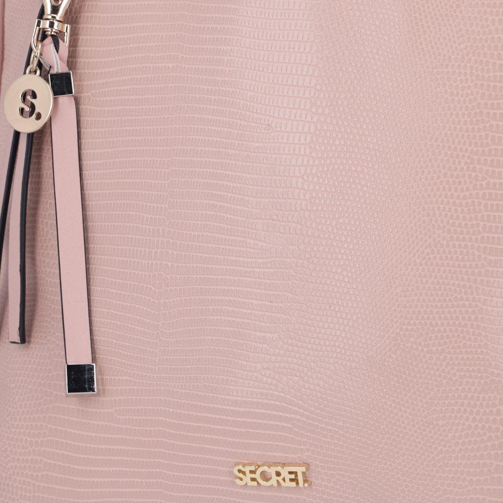 Mochila Bolonia Casual Rosado Secret L-7