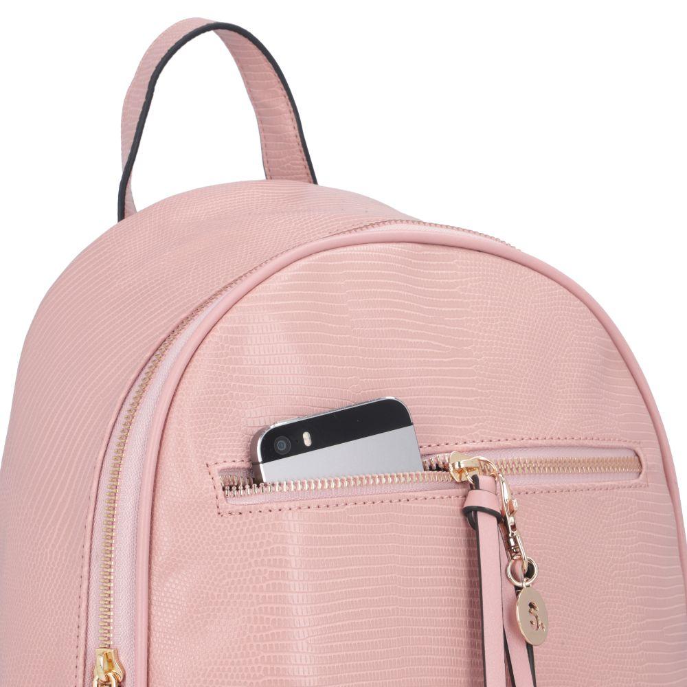 Mochila Bolonia Casual Rosado Secret L-8