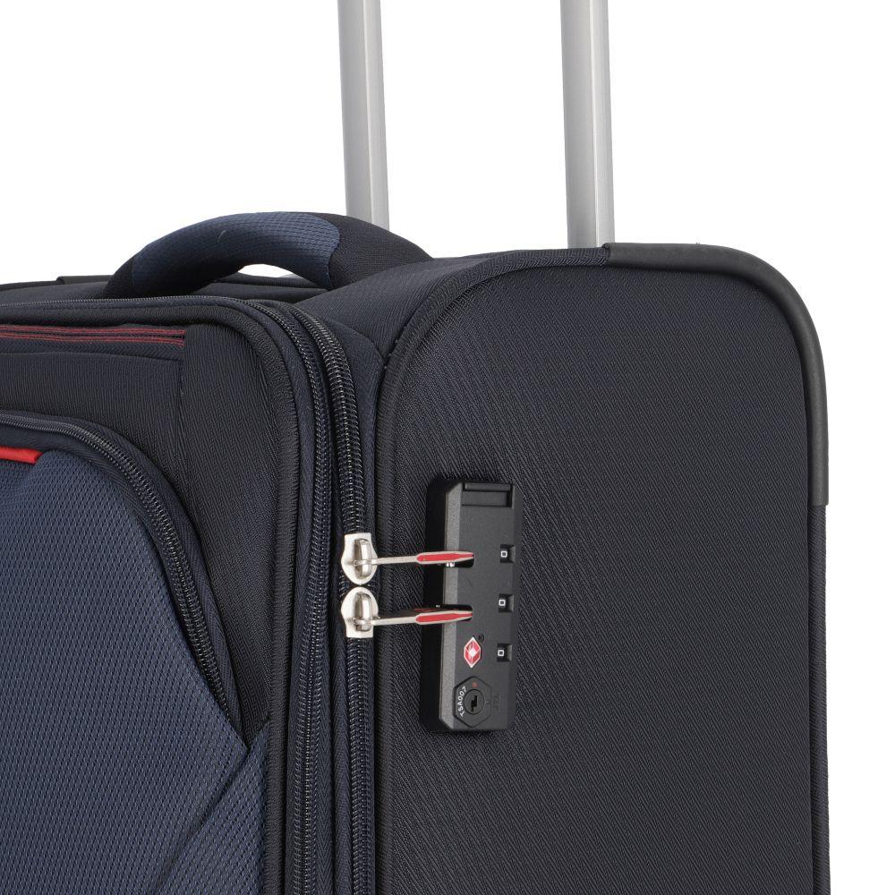 Maleta de Cabina Saxoline Balmoral Azul-8