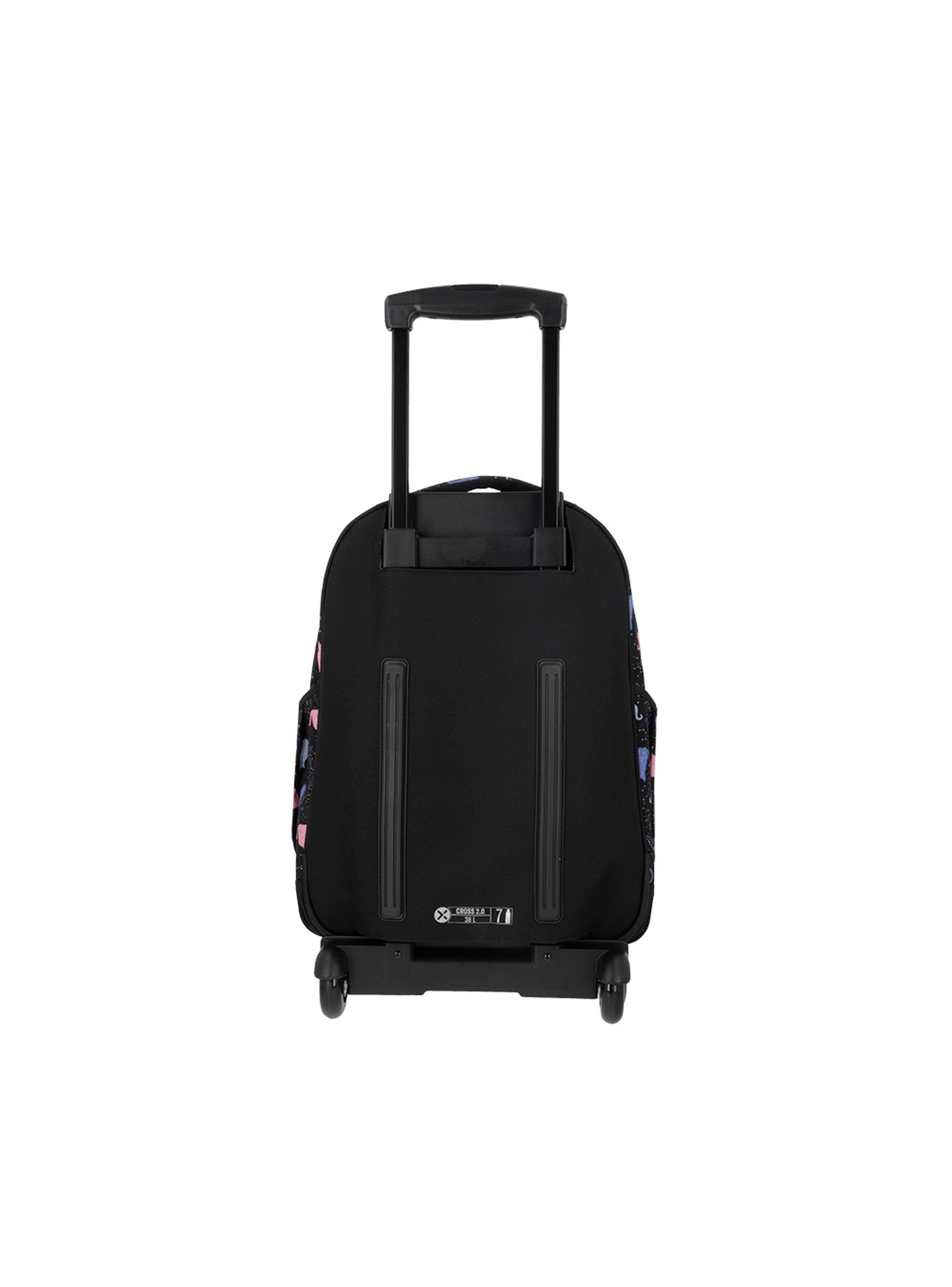 Mochila con ruedas Xtrem Cross 2.0 5XT Negro/Púrpura-2