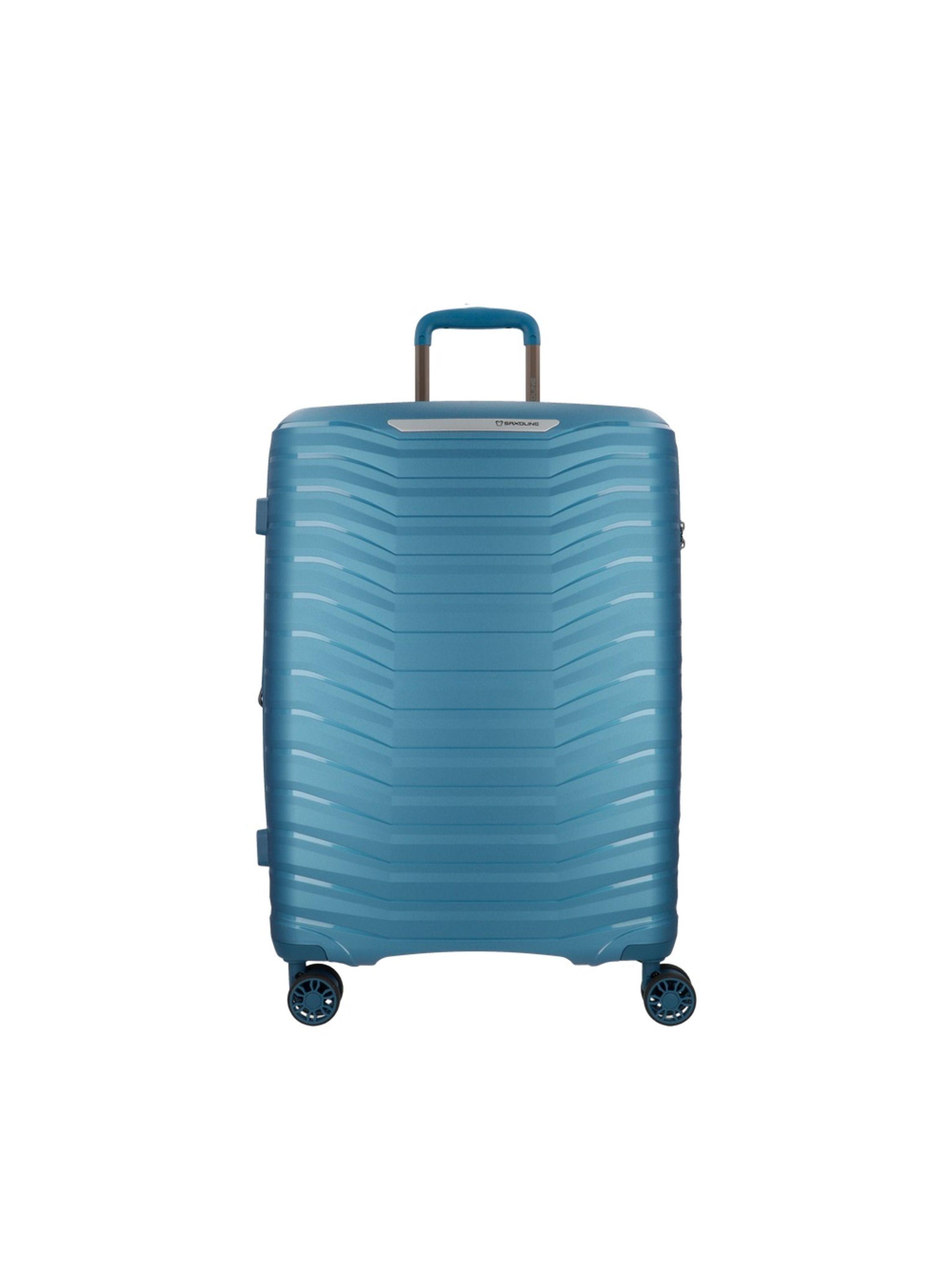 Maleta Mediana Saxoline Titanium Azul-0