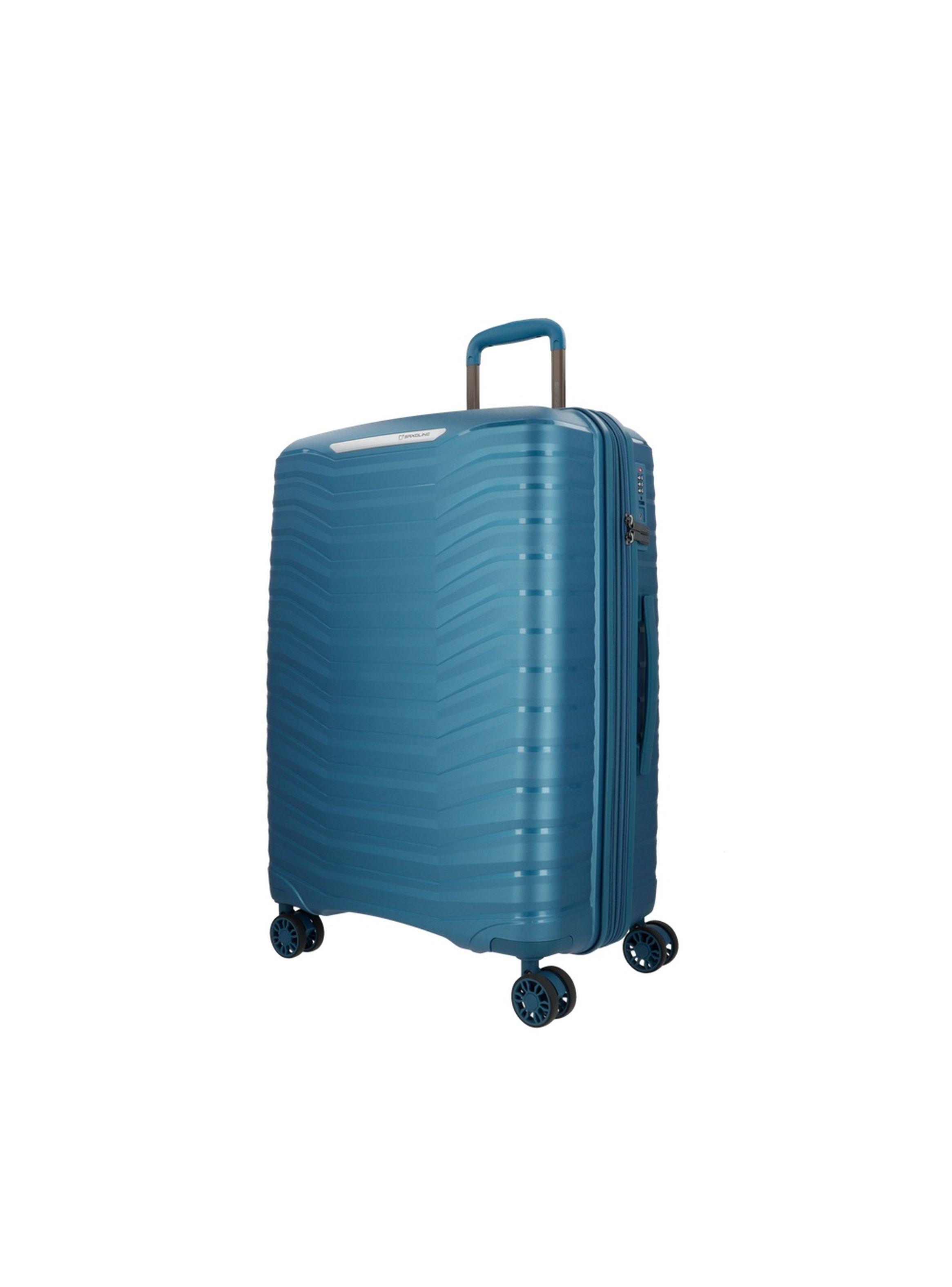 Maleta Mediana Saxoline Titanium Azul-1