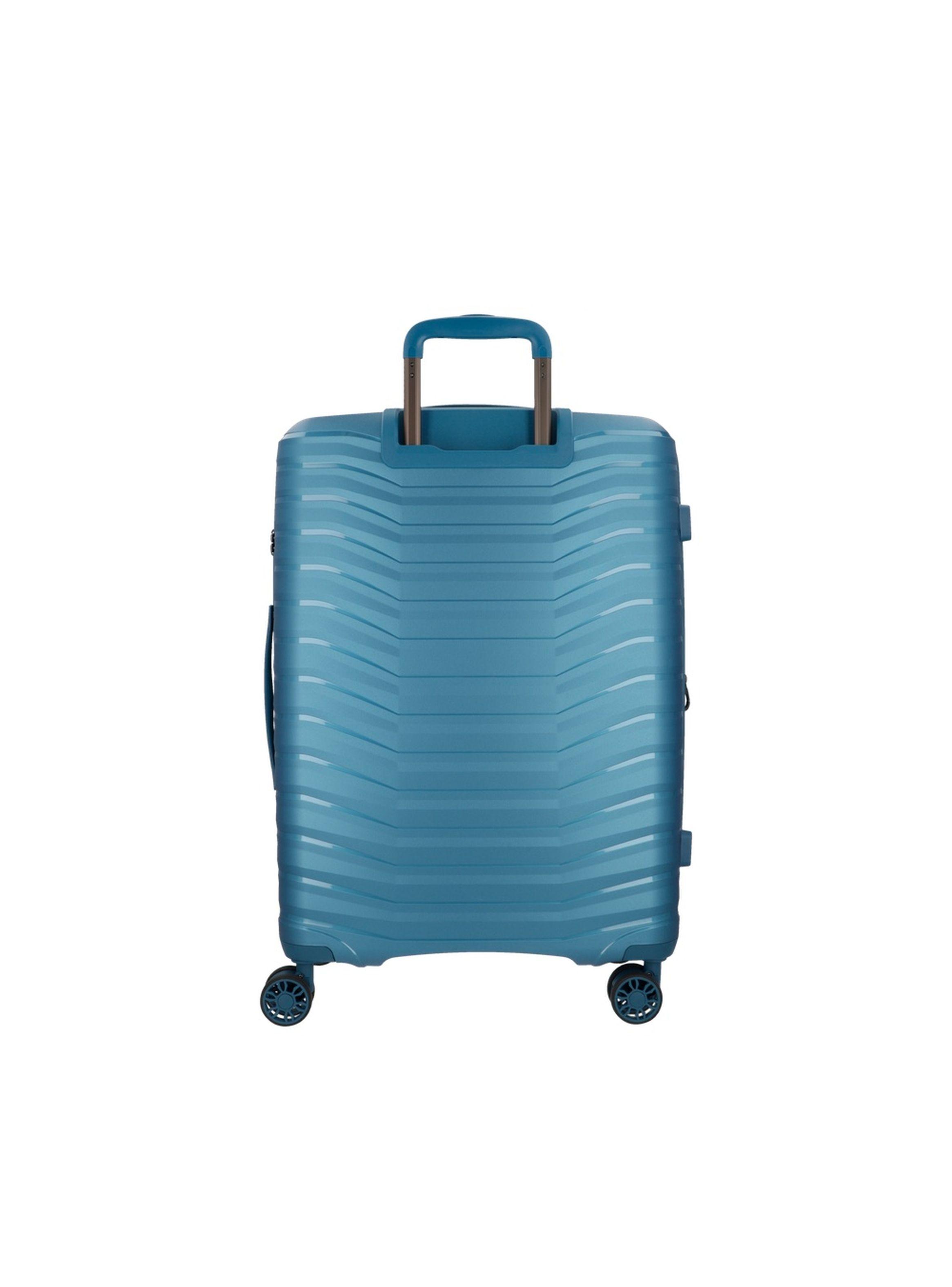 Maleta Mediana Saxoline Titanium Azul-2