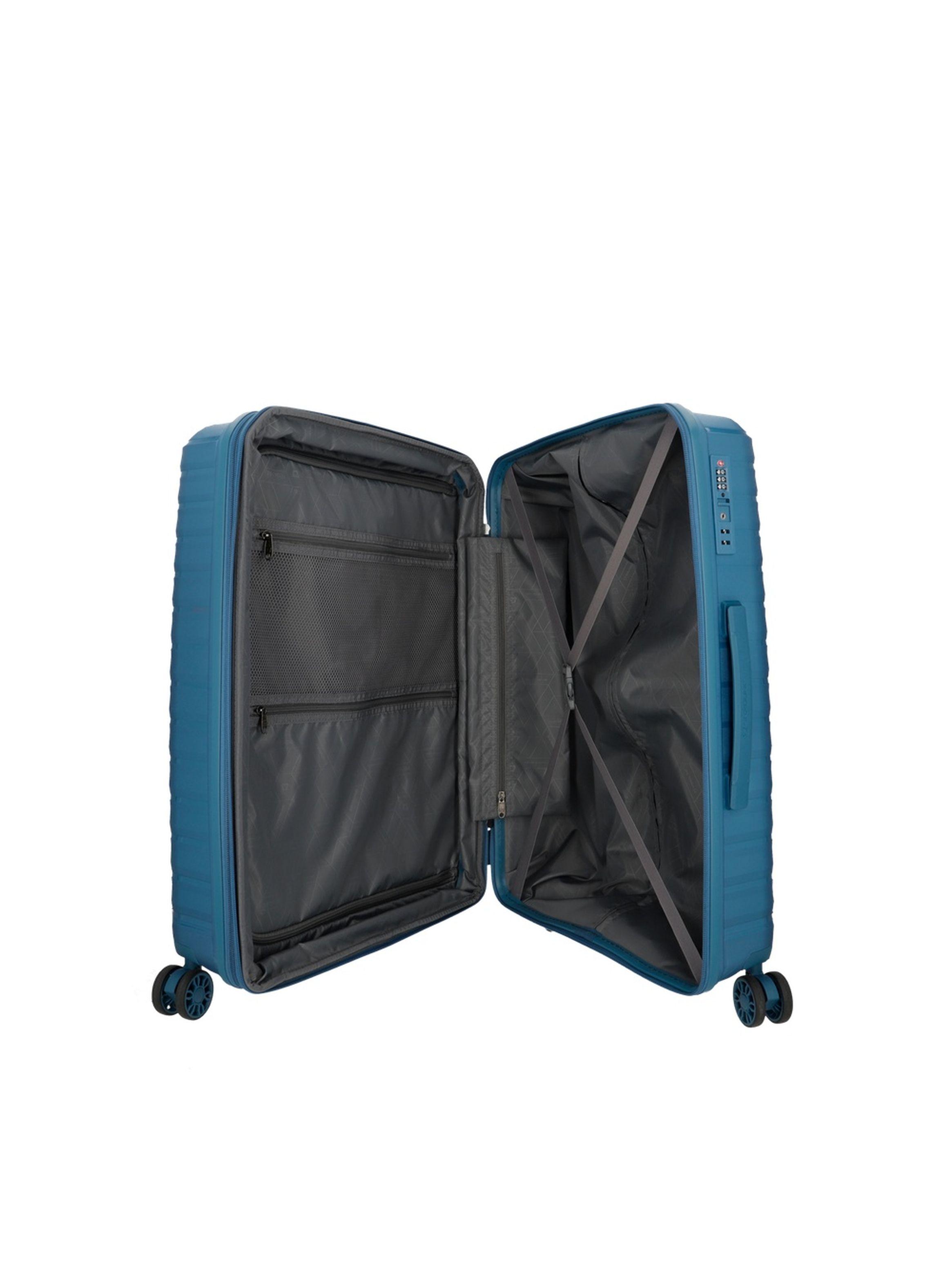 Maleta Mediana Saxoline Titanium Azul-3