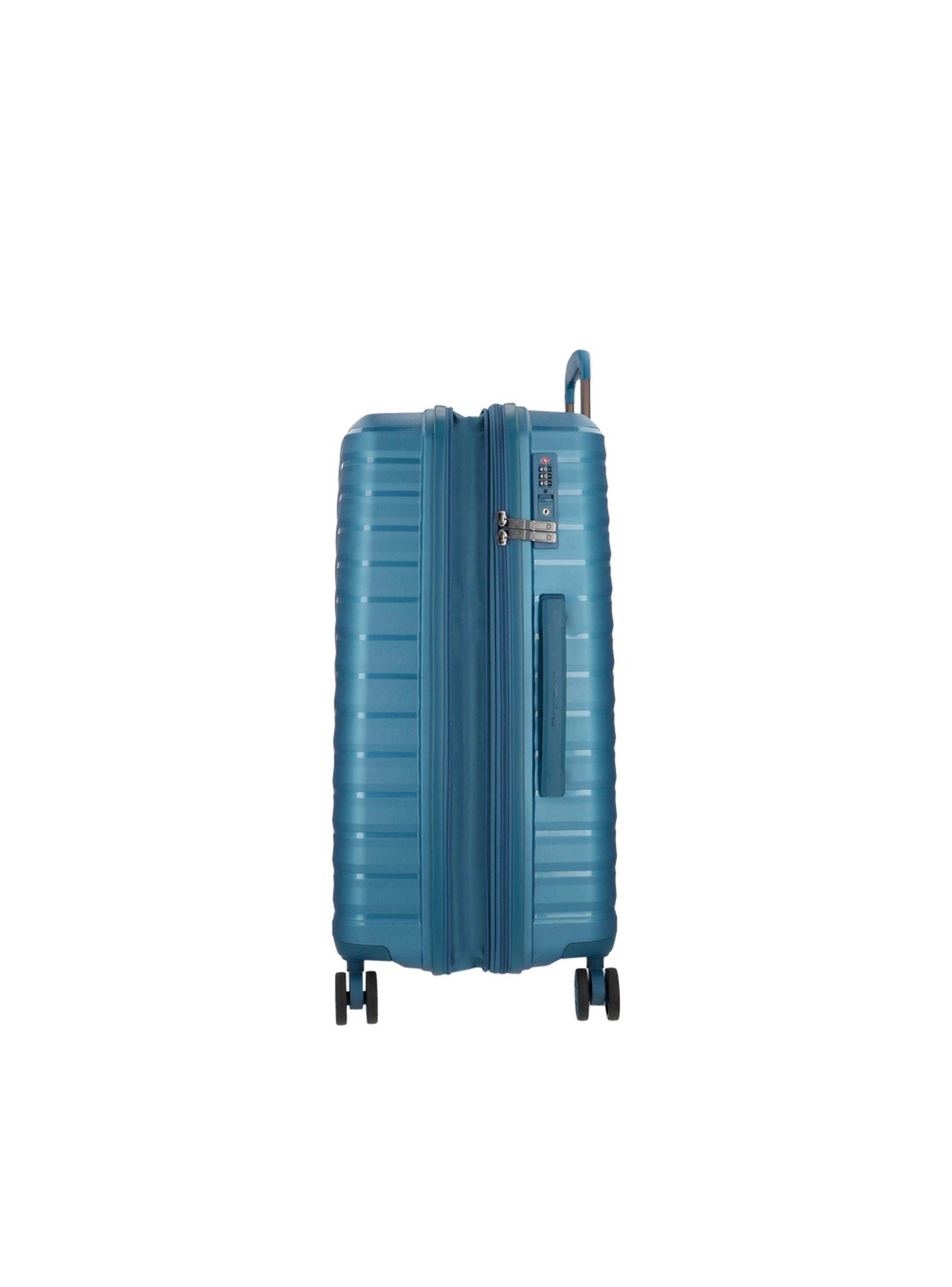 Maleta Mediana Saxoline Titanium Azul-6