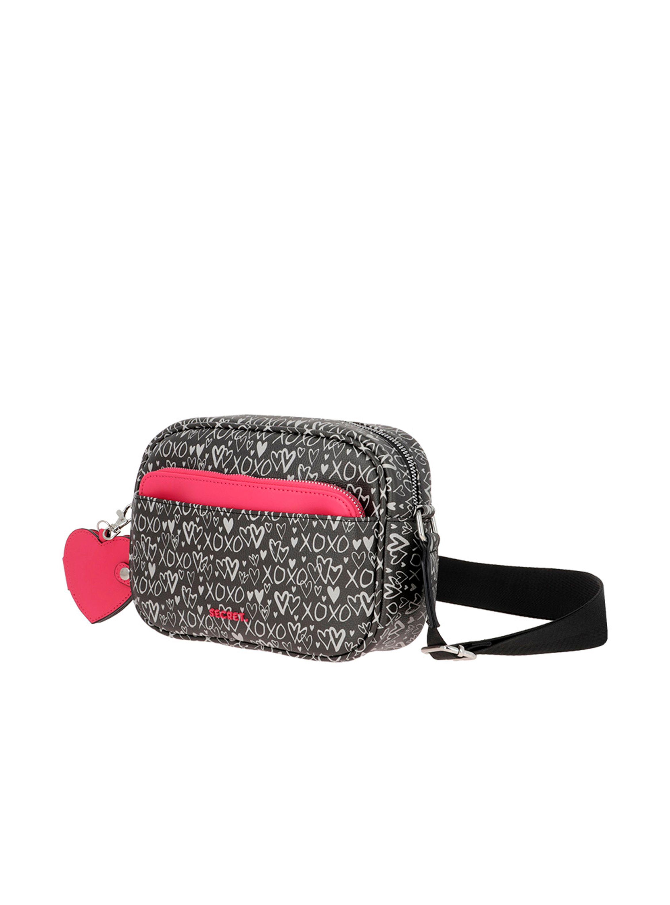 Bandolera Secret Love FW24 Negro/Blanco S-1