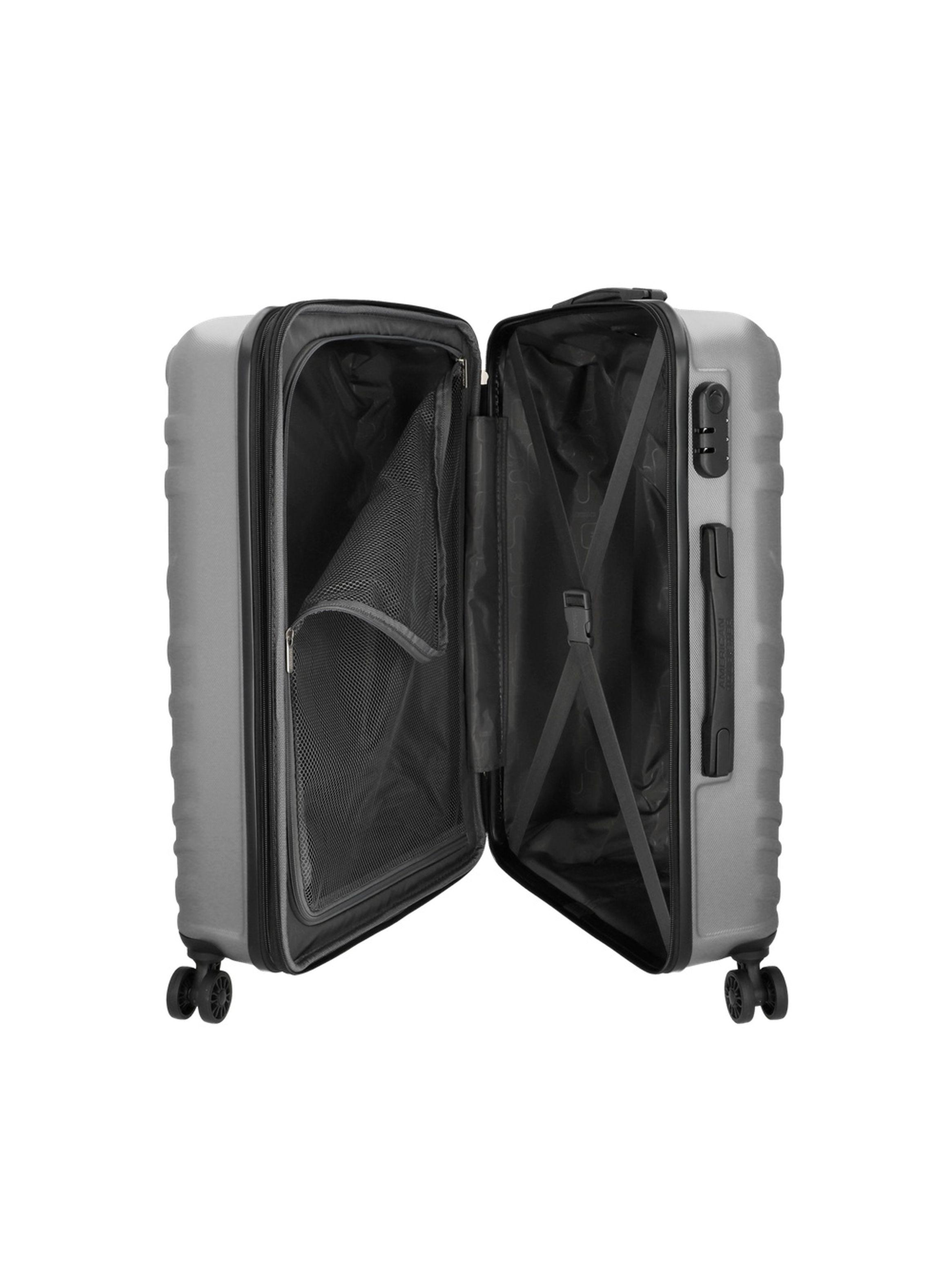 Maleta Grande American Tourister Tesa 4.0 Plateado-3
