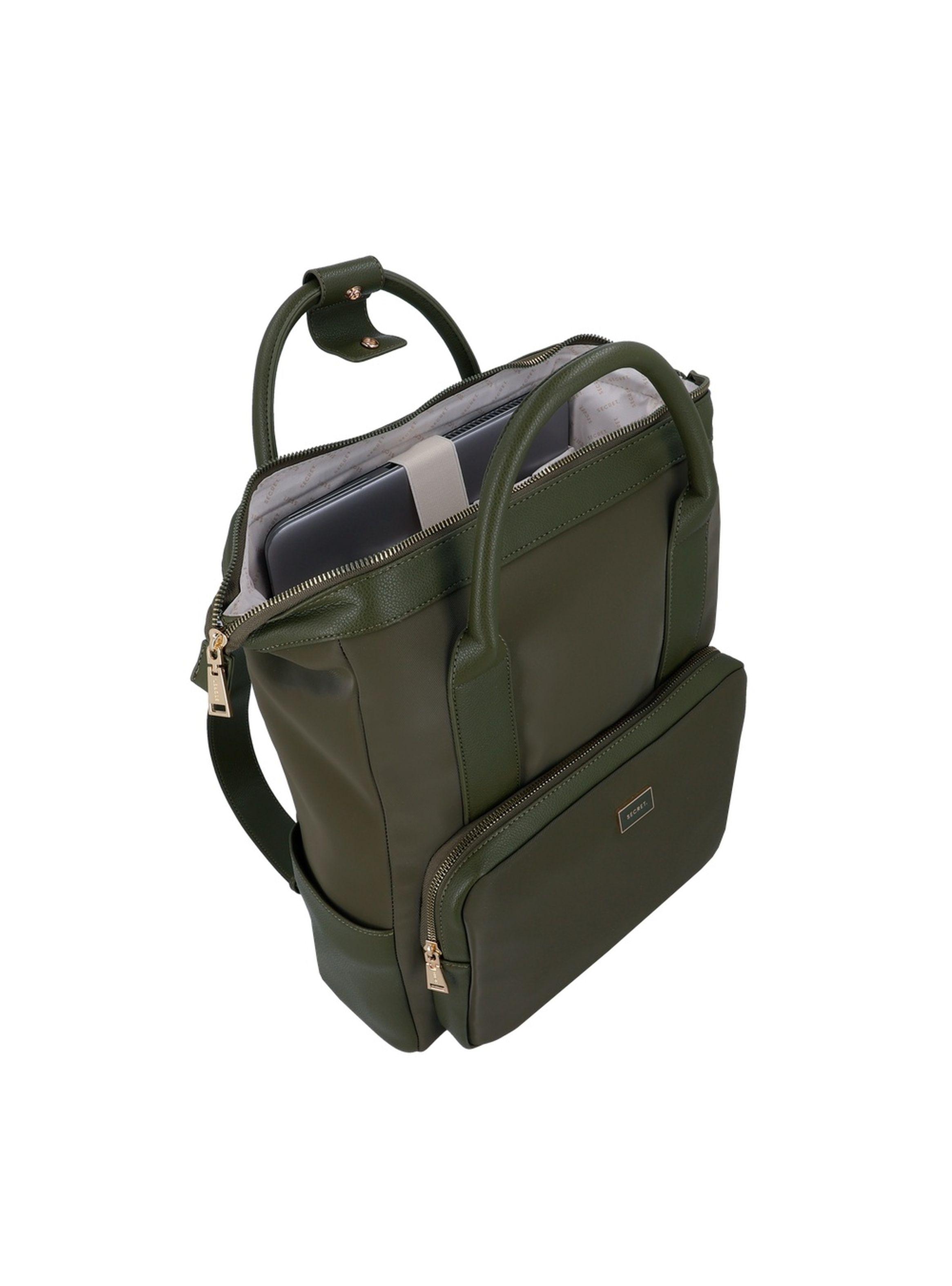 Mochila Notebook Secret Trento ST6 Verde 15"-3