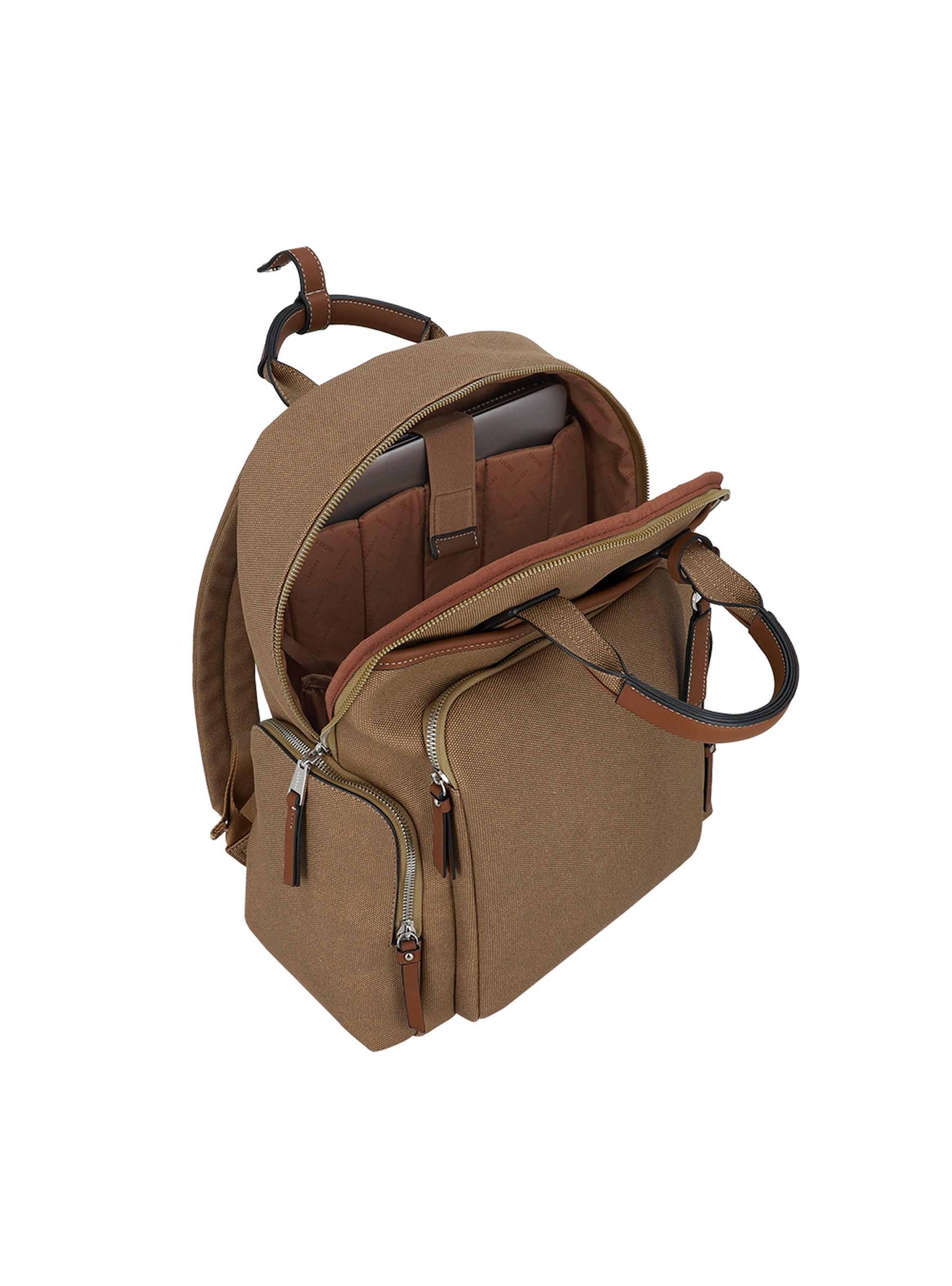 Mochila Notebook Secret Escocia ST6 Café 15"-3