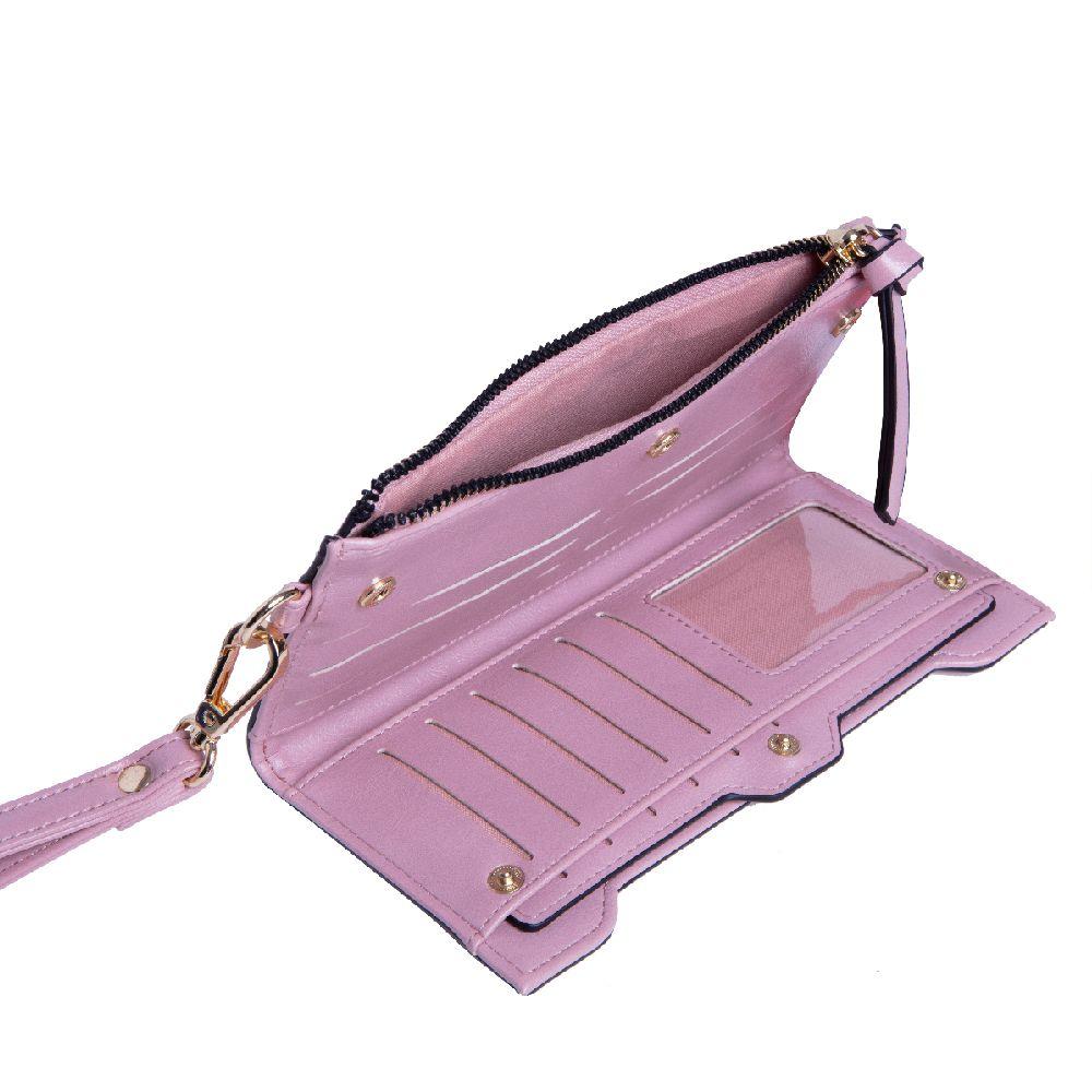 Billetera Evora Rosada Secret-3