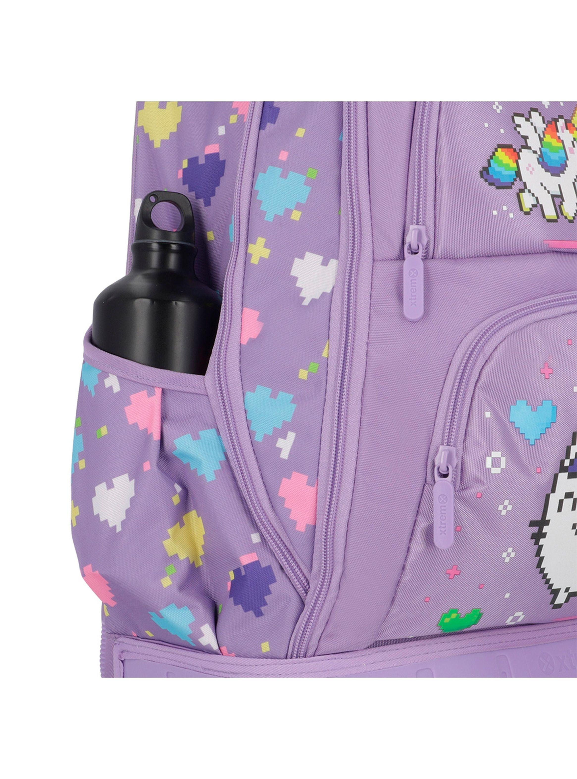 Mochila con ruedas Xtrem Cross 2.0 5XT Gato Lila-6
