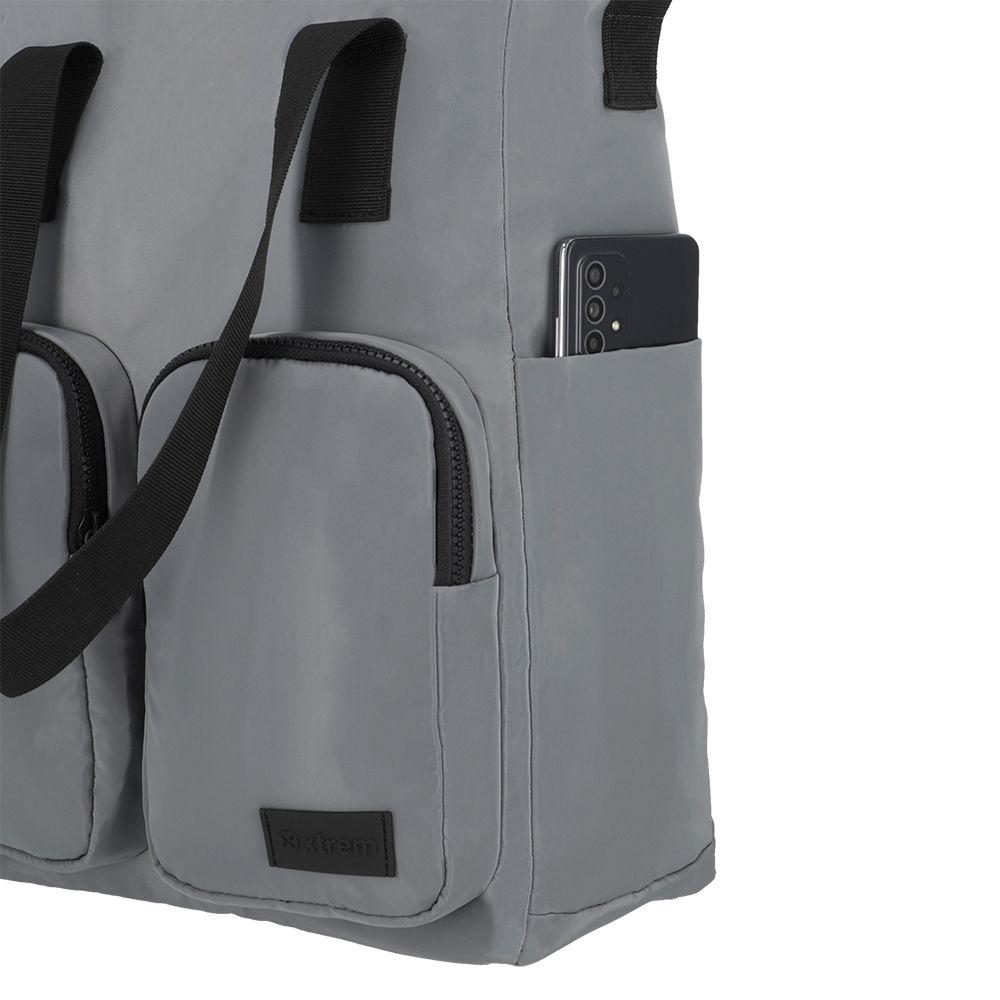 Cartera al hombro Mujer Lyanna Gris L-7