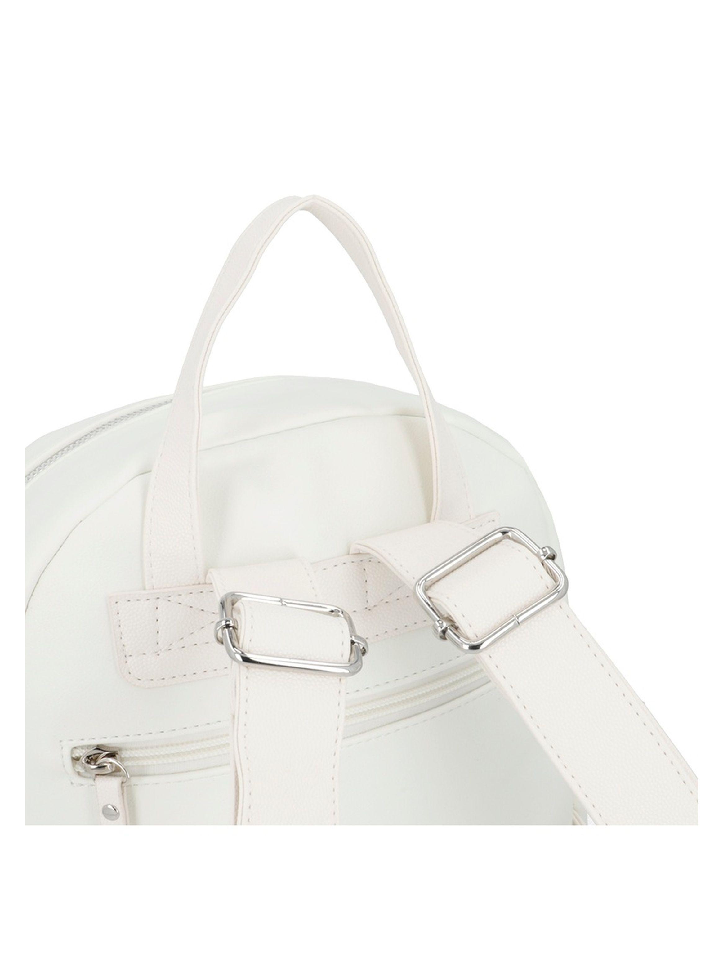 Mochila Secret Grecia SS25 Blanco M-4